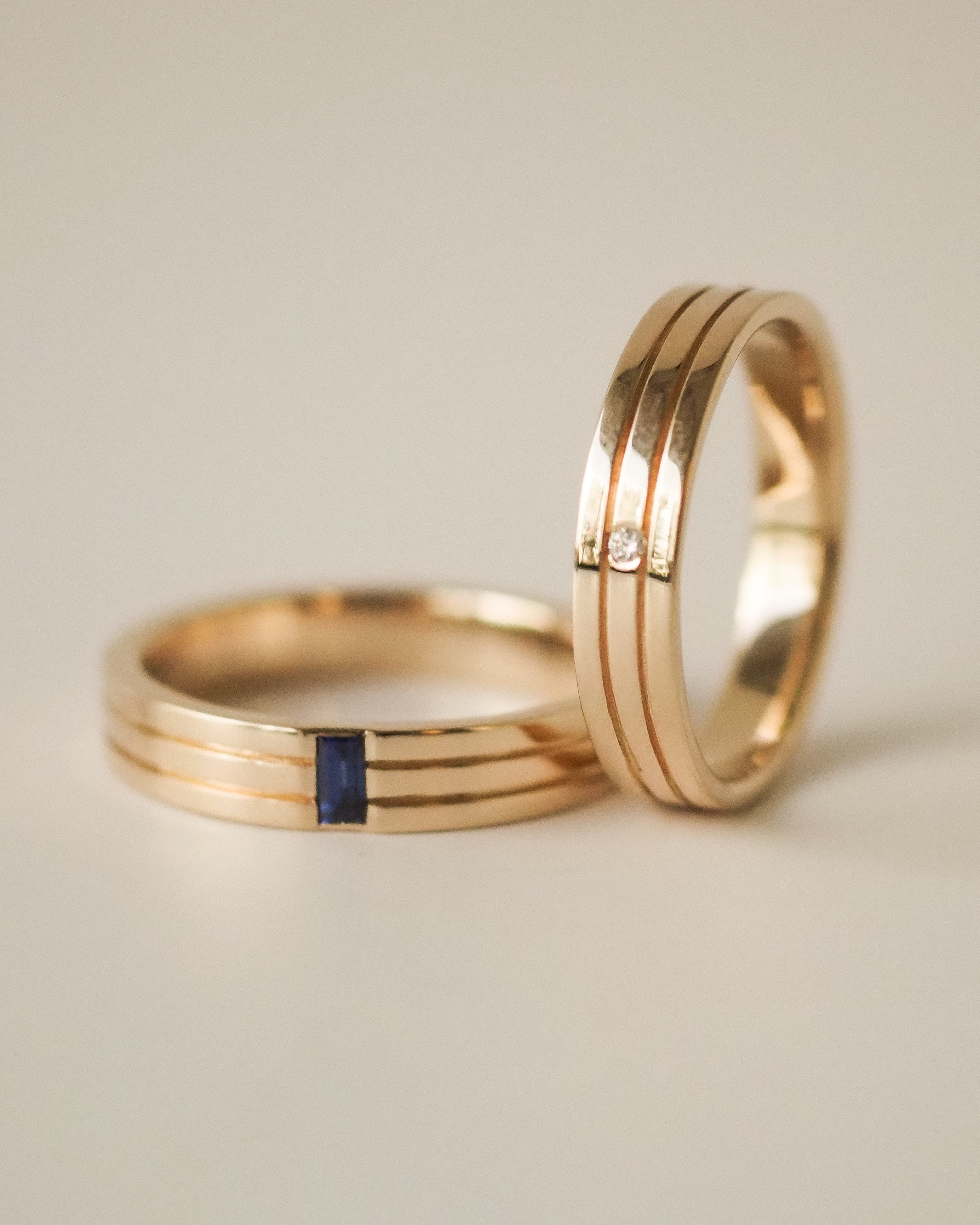 BAGUETTE BLUE SAPPHIRE RING