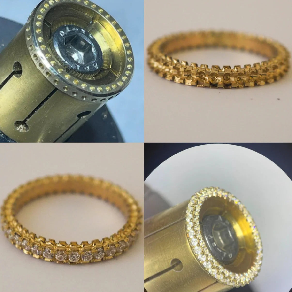 THREE SIDED ETERNITY RING