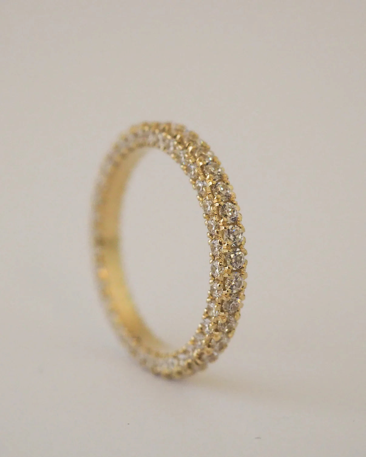THREE SIDED ETERNITY RING