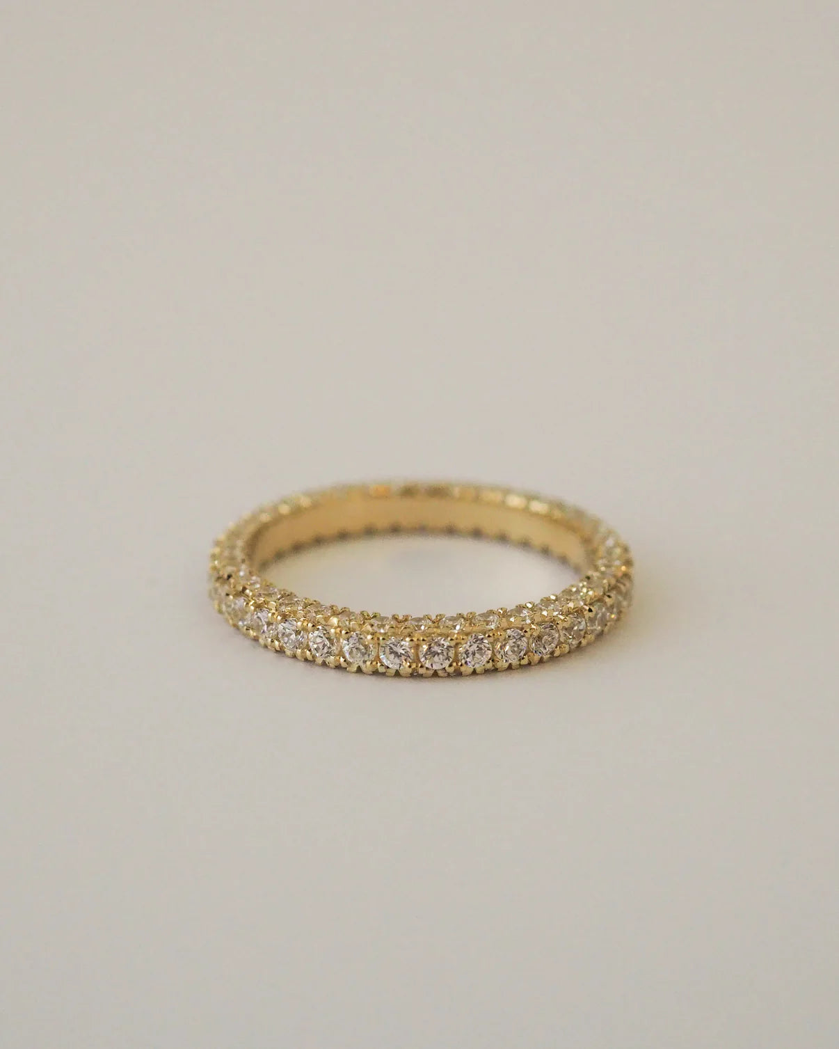 THREE SIDED ETERNITY RING