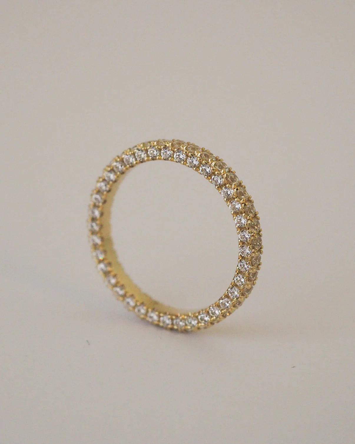 THREE SIDED ETERNITY RING