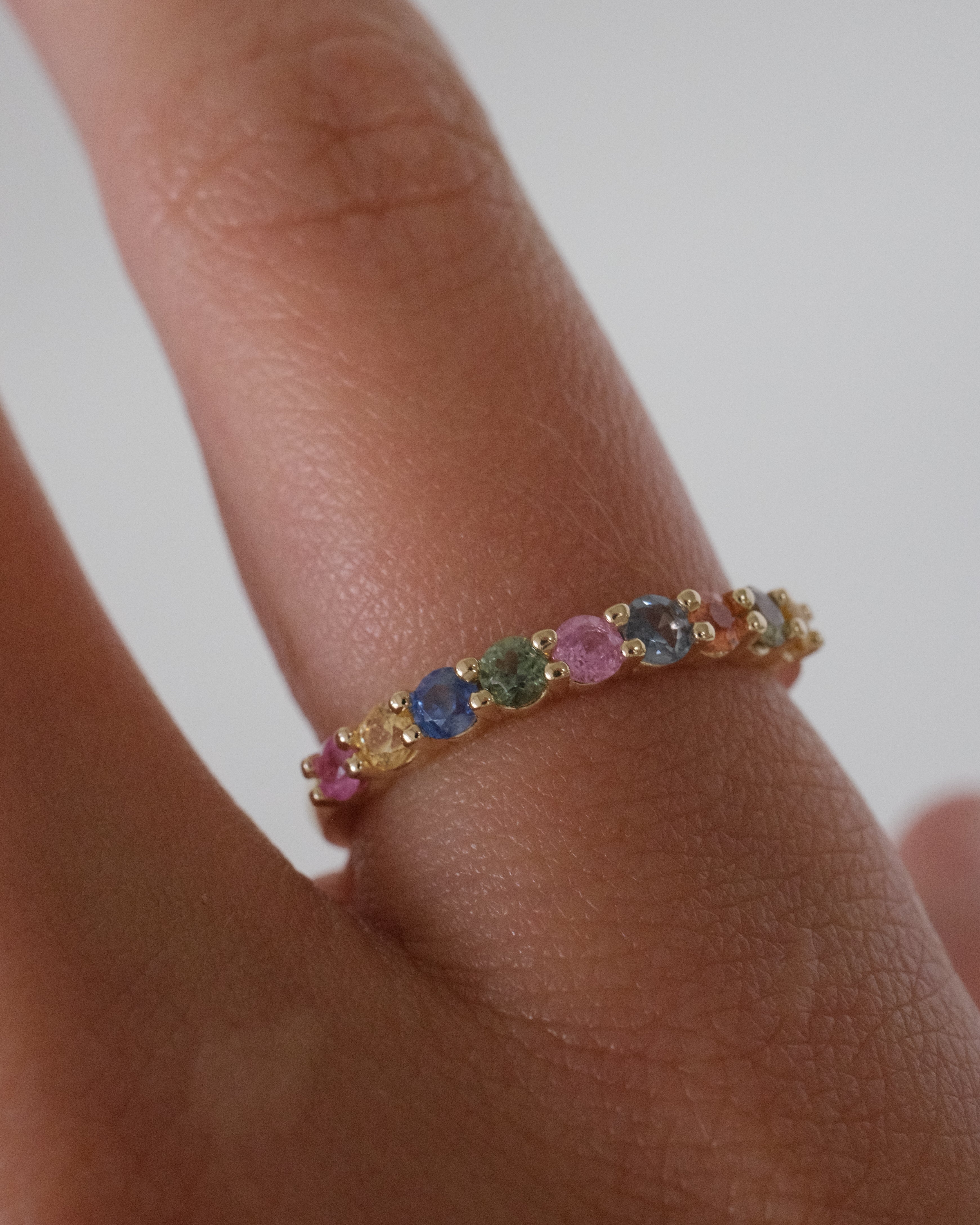 MULTICOLOR SAPPHIRES RING