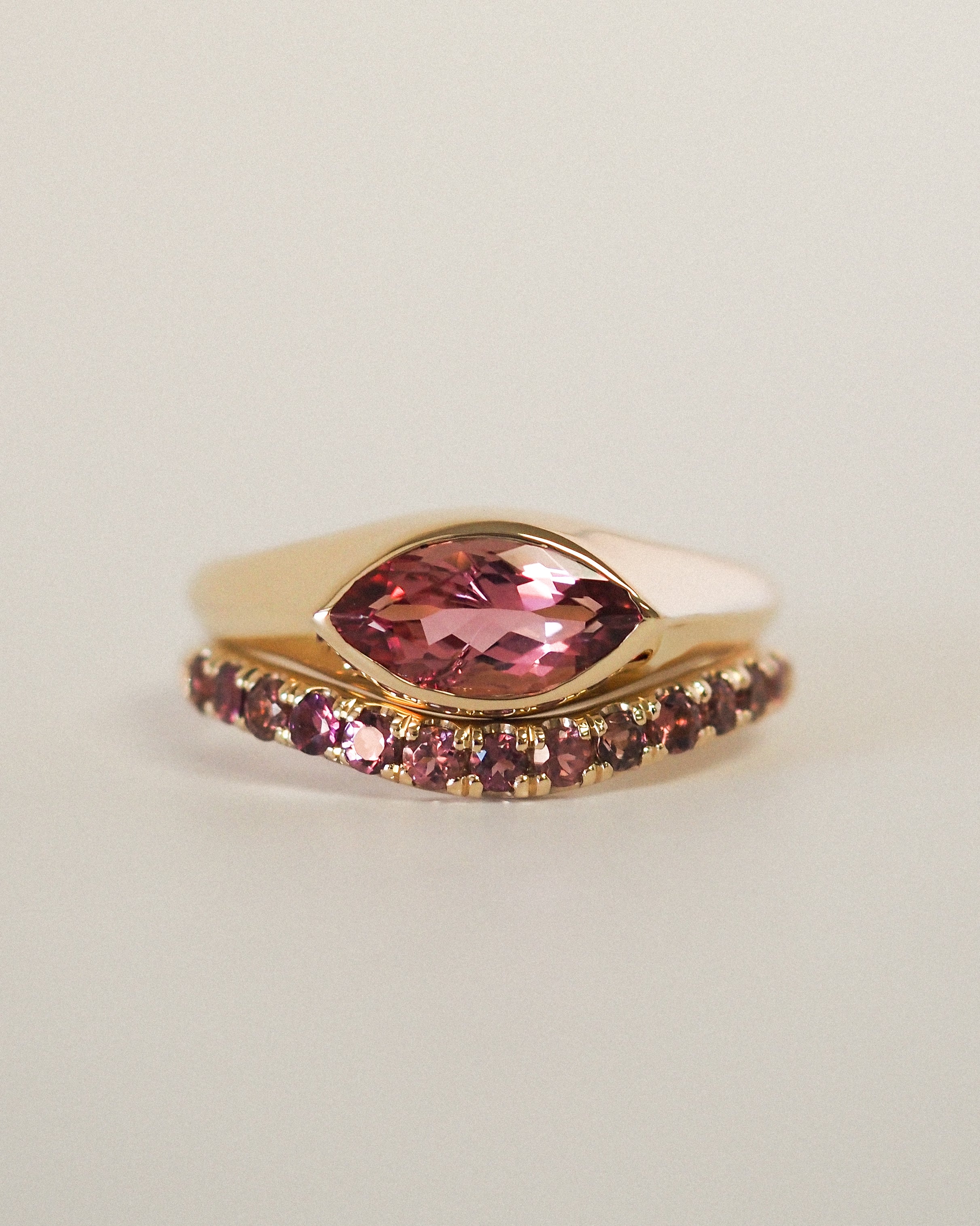 IRIS RING - PINK TOURMALINES