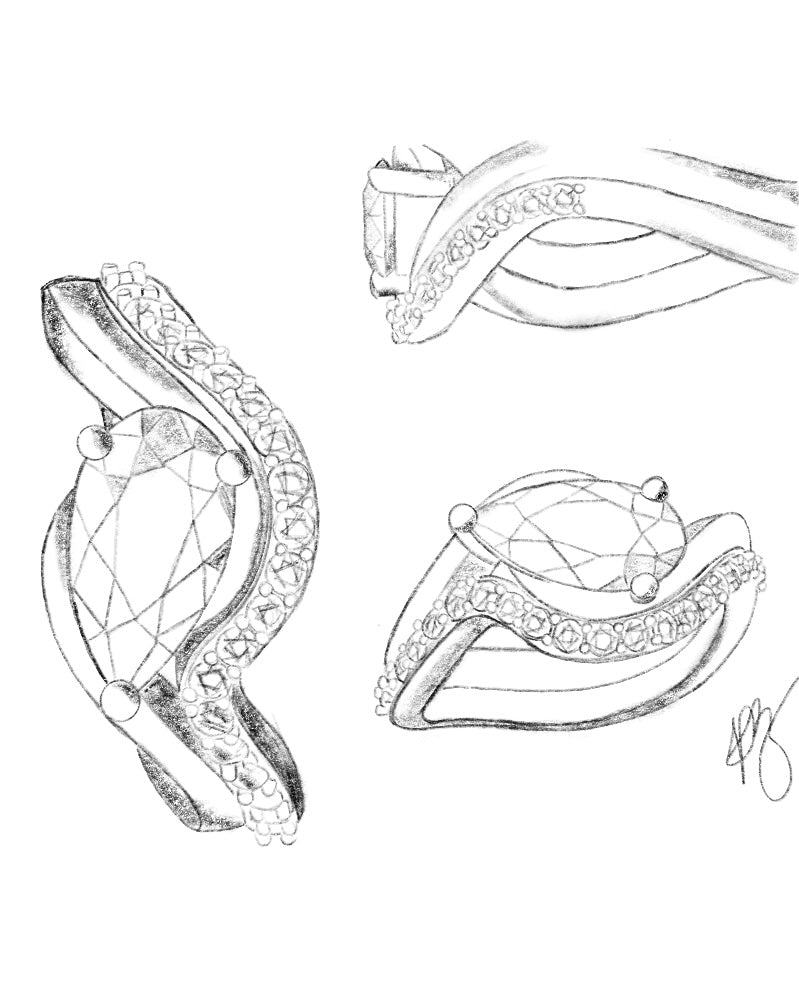 AVA RING - 1CT DIAMOND