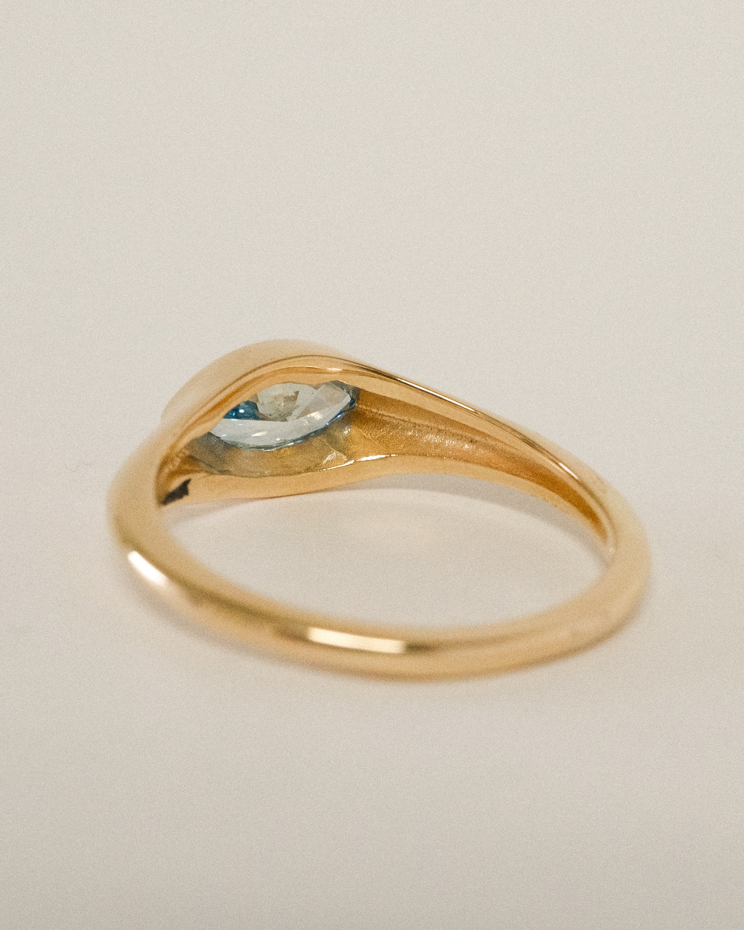 CELINE RING ~0.50ct BLUE DIAMOND