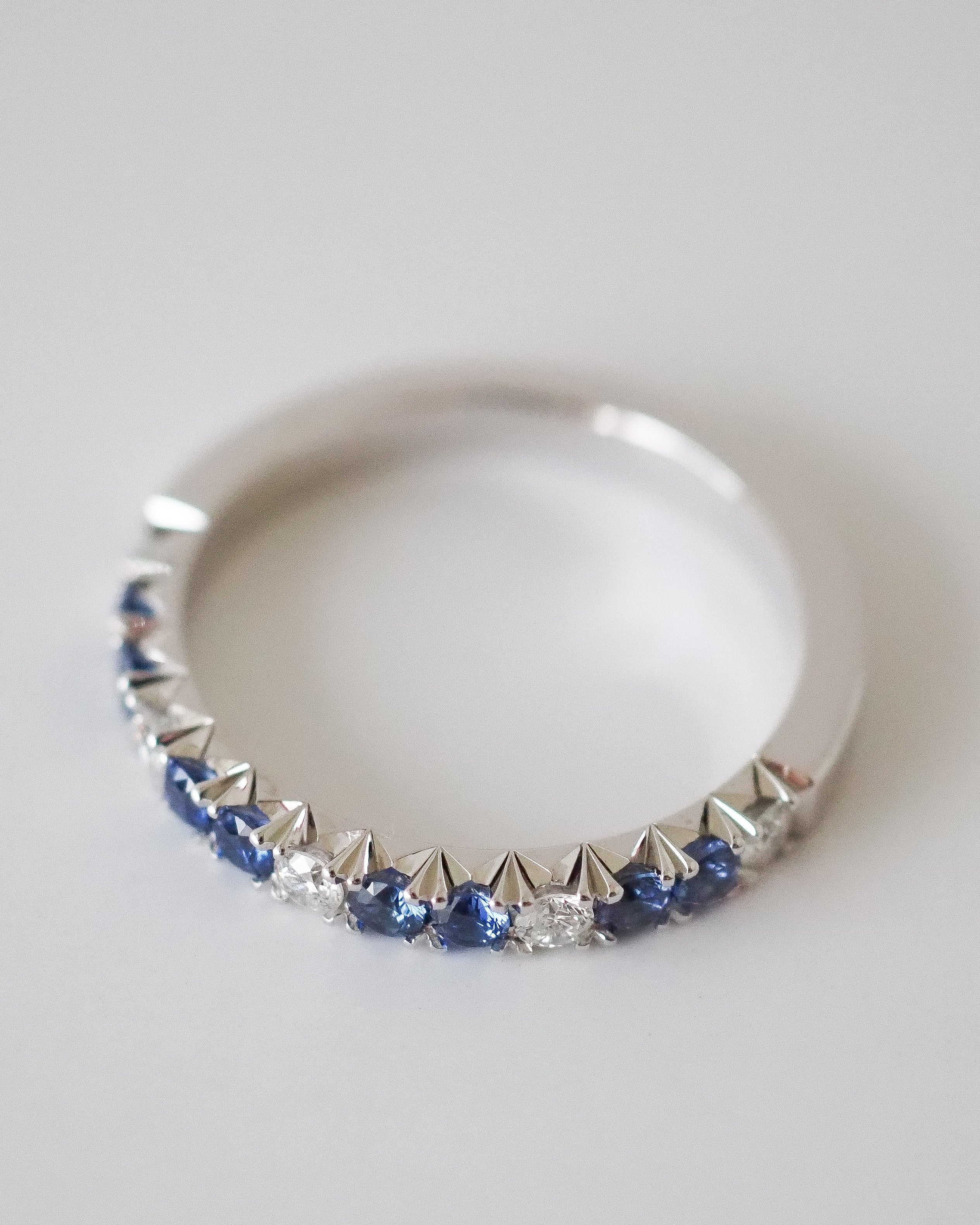 DIAMONDS & SAPPHIRES - WHITE GOLD