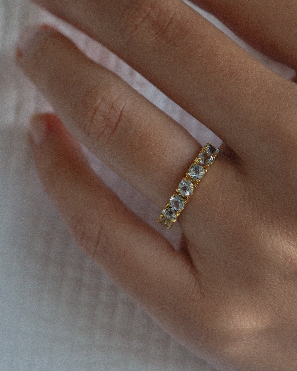 ANNA RING AQUAMARINES