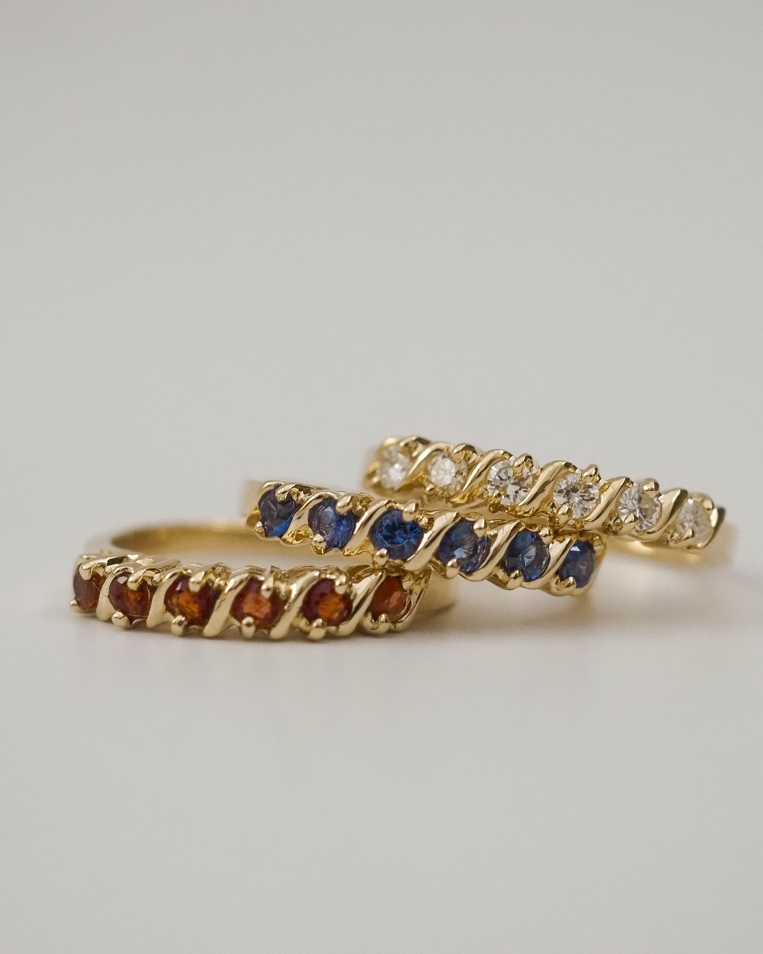 CARMEN RING BLUE SAPPHIRES