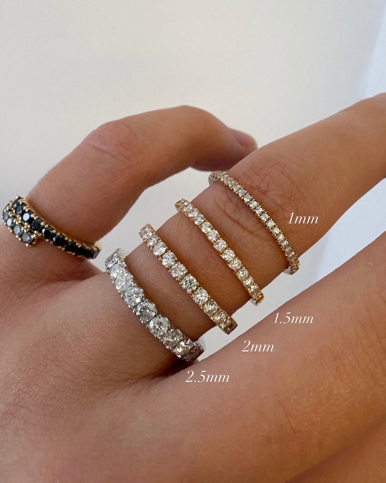 PARISIEN RING DIAMONDS - PLATINUM - SIZE 6
