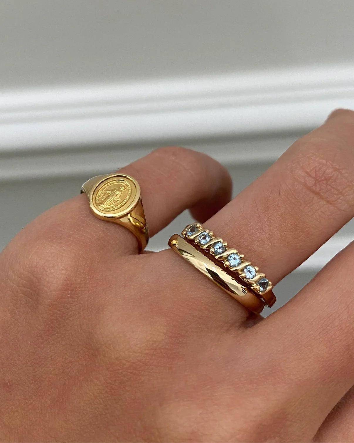 CARMEN RING AQUAMARINES