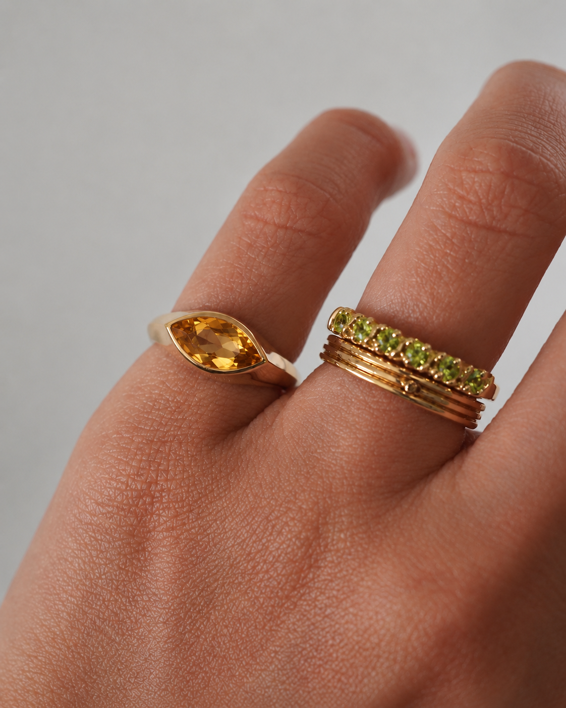 CELINE RING - CITRINE