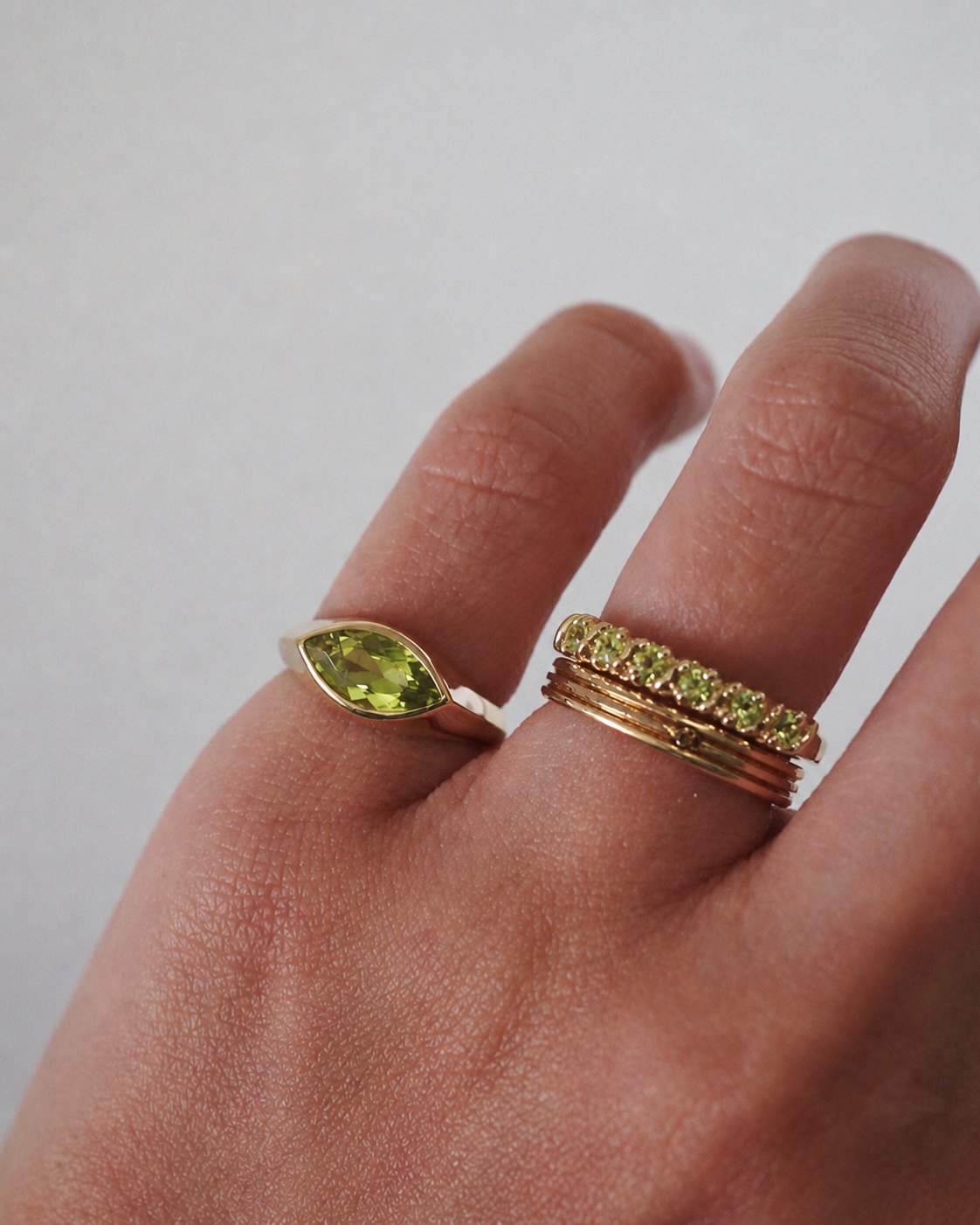 CELINE RING - PERIDOT
