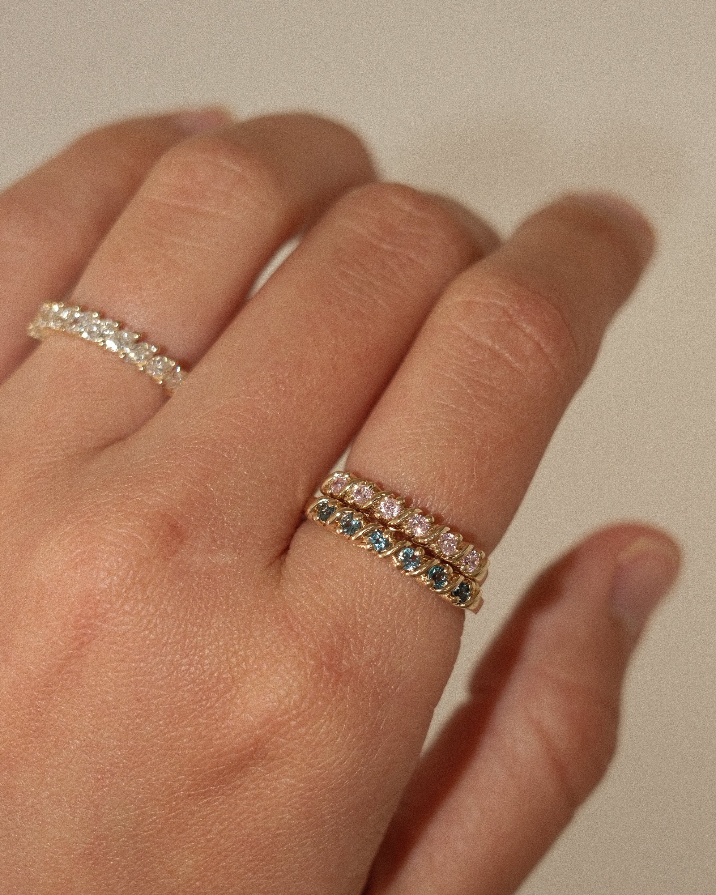 CARMEN RING BLUE TOPAZ