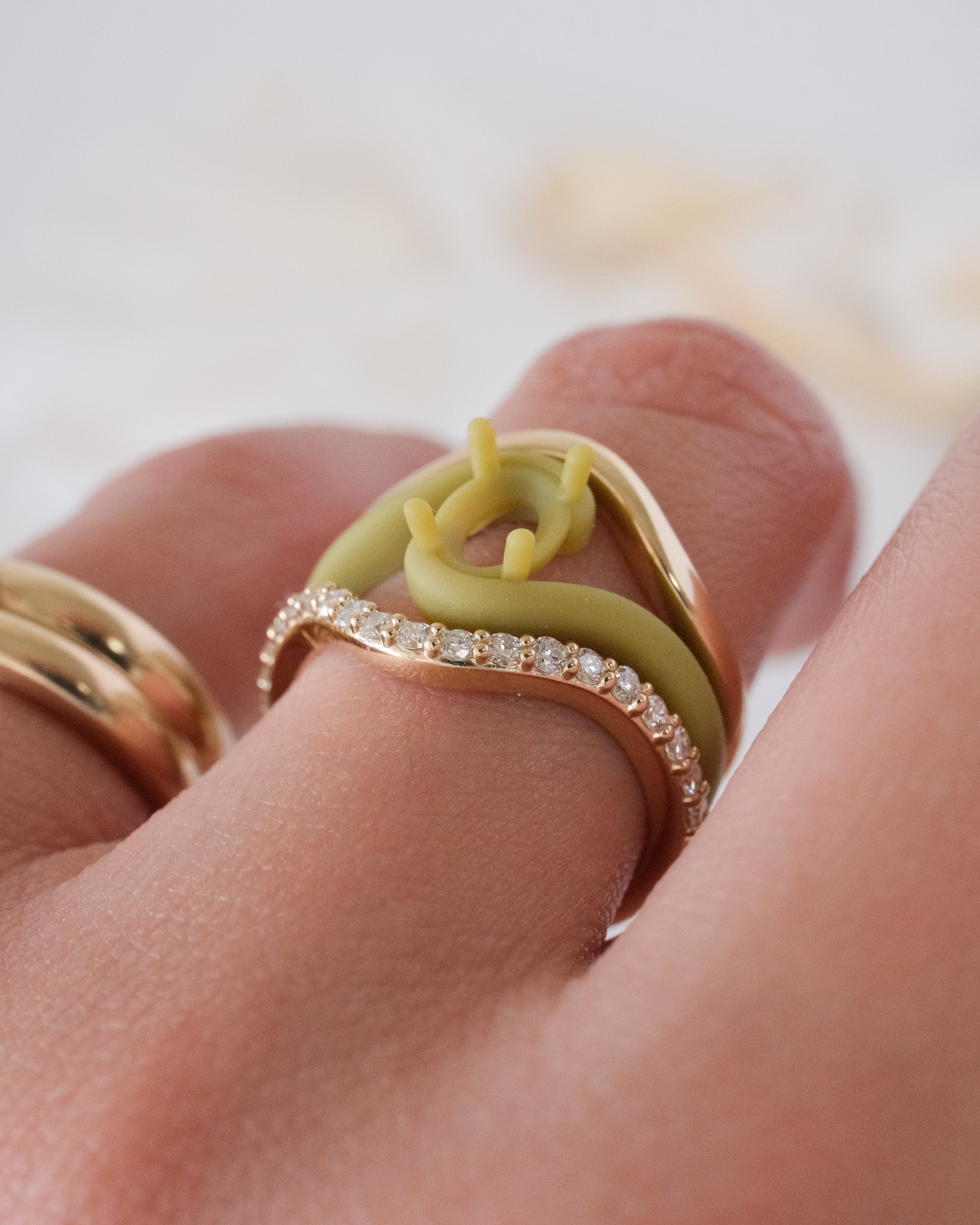 NATALIA WEDDING BAND - DIAMONDS