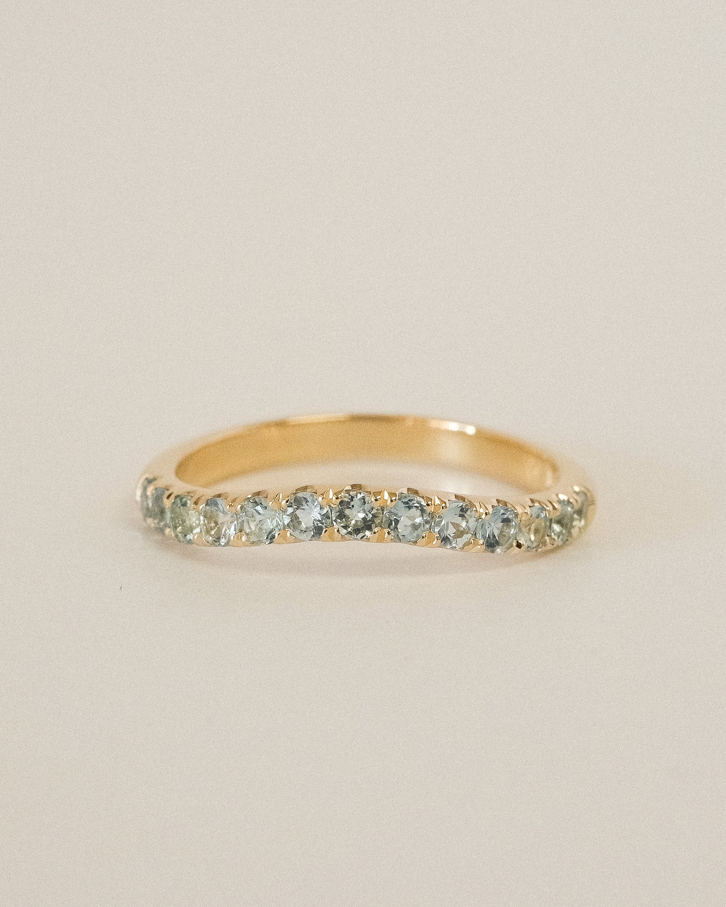 IRIS RING - AQUAMARINES