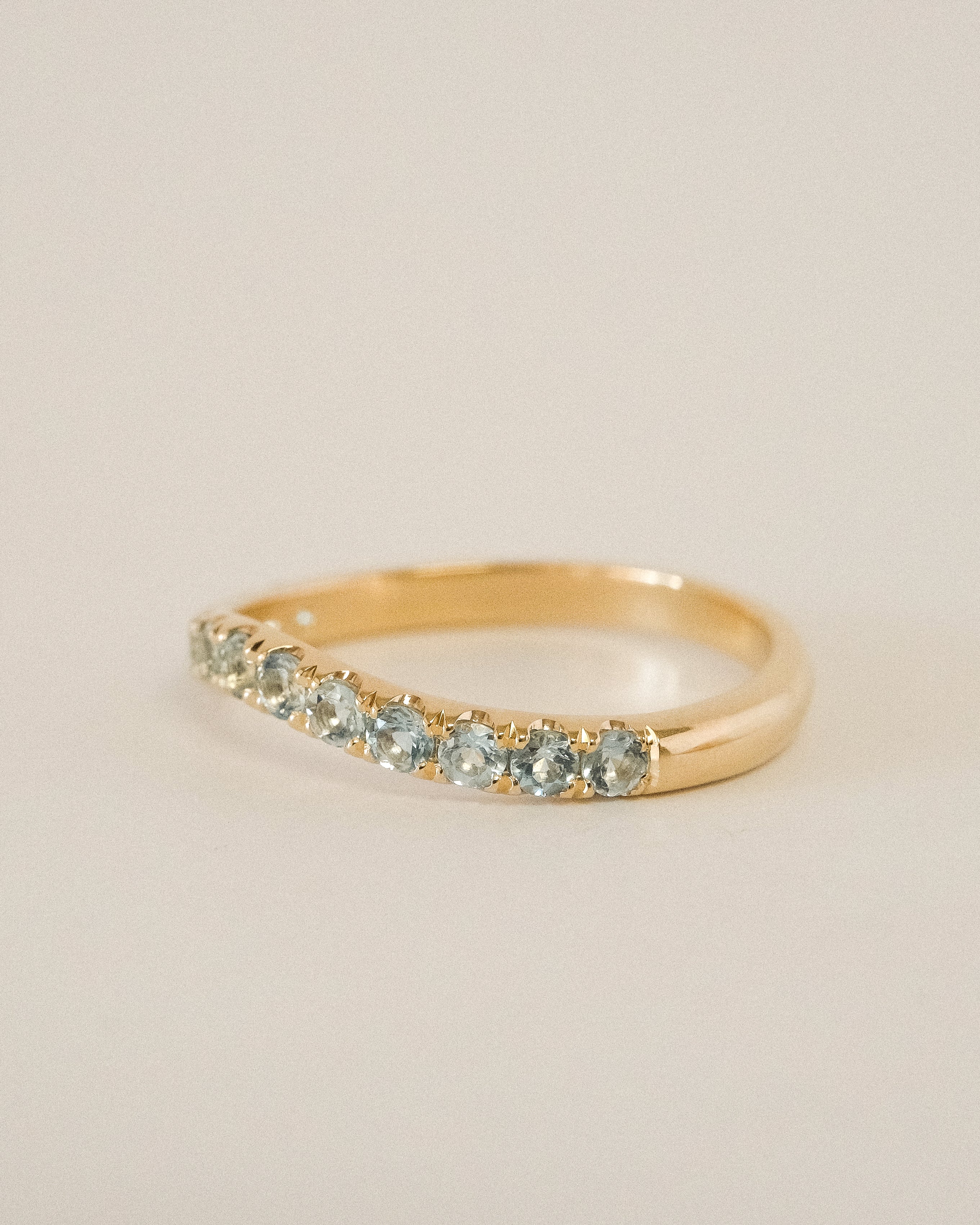 IRIS RING - AQUAMARINES