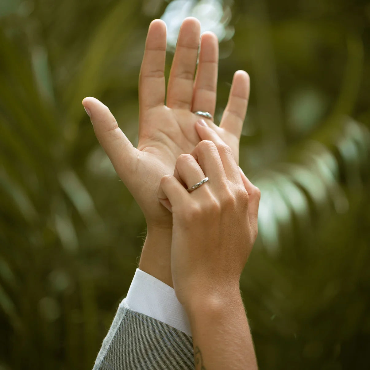 BAND N°02 - WHITE GOLD