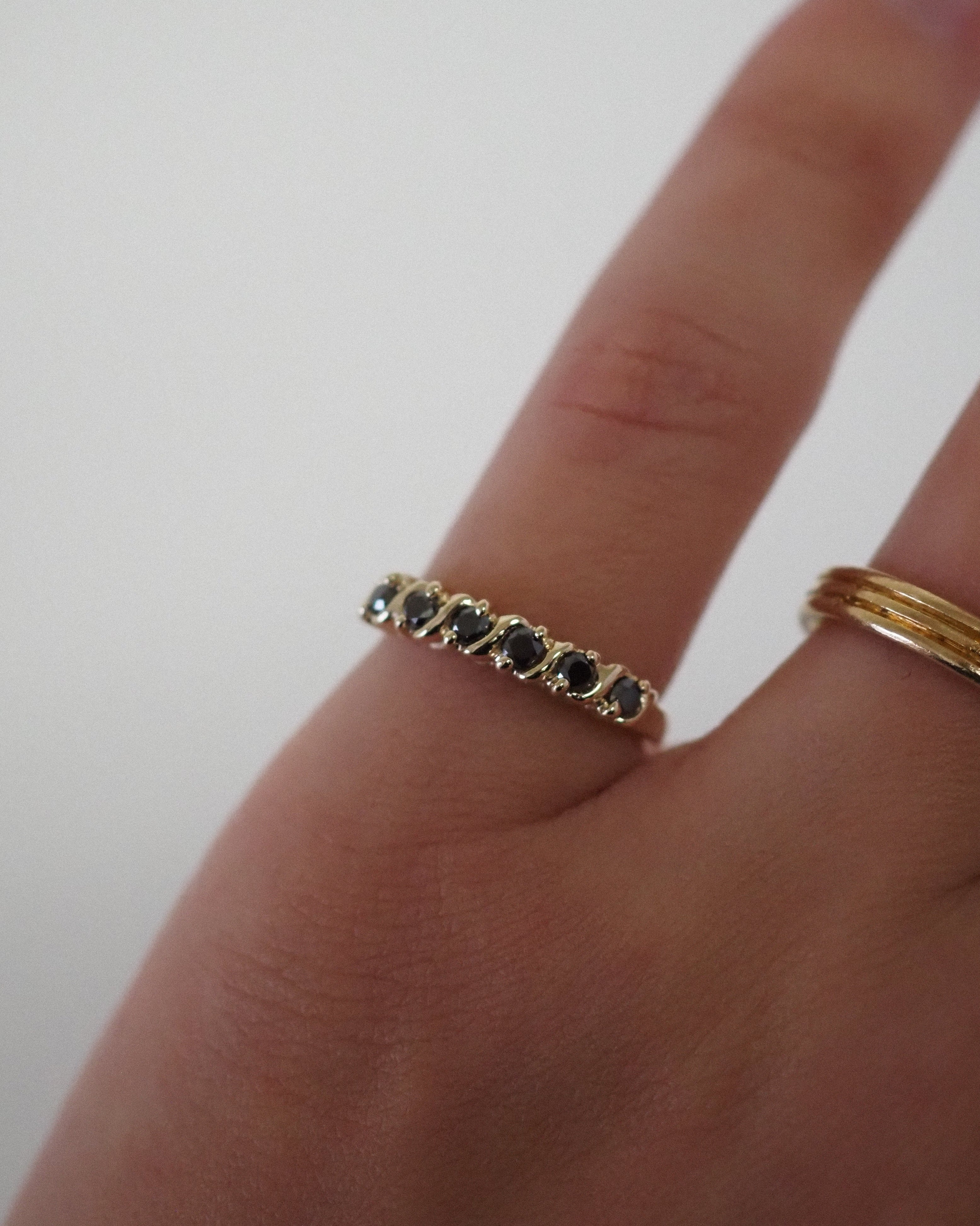 CARMEN RING - BLACK DIAMONDS