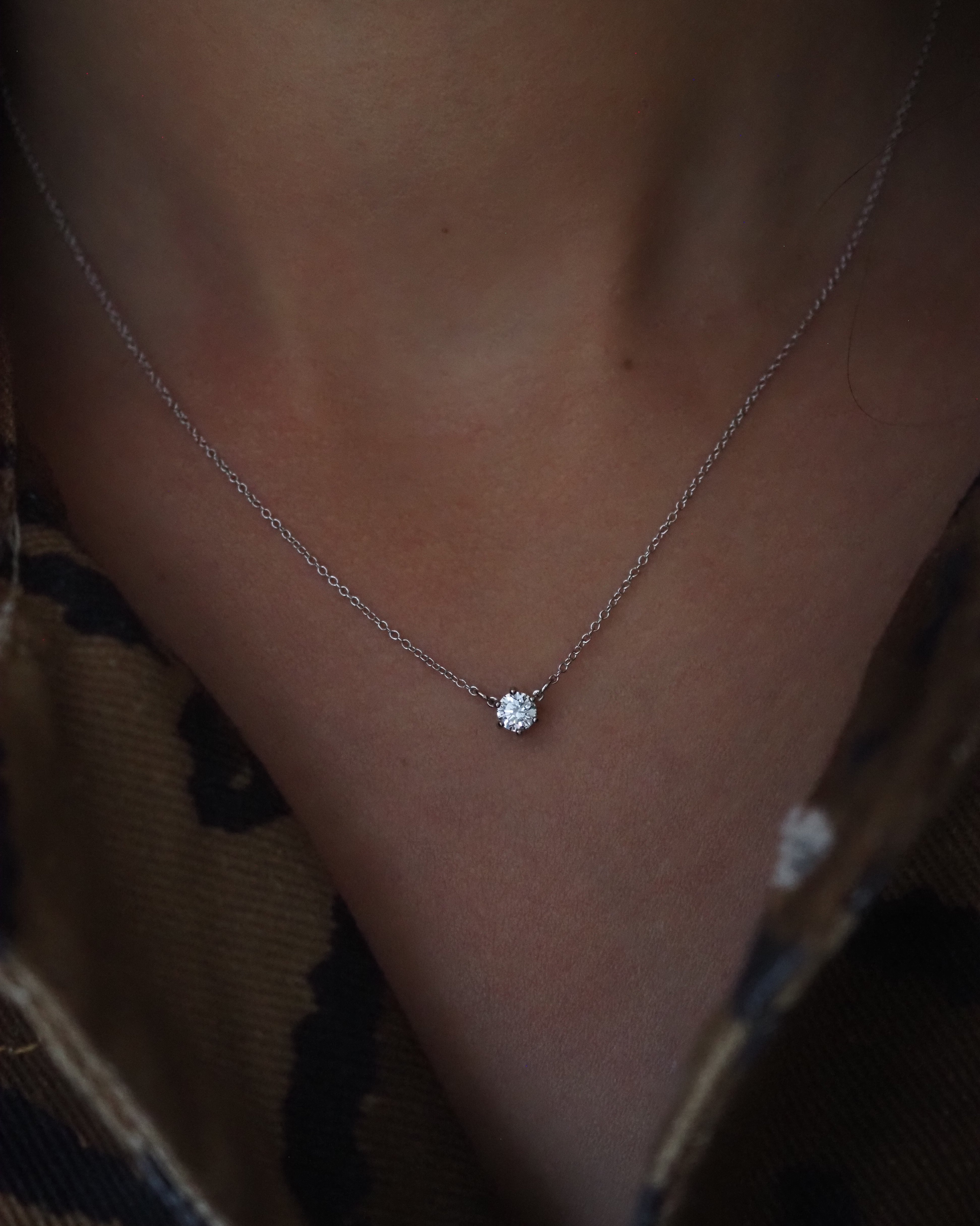 NUR NECKLACE LAB GROWN DIAMOND