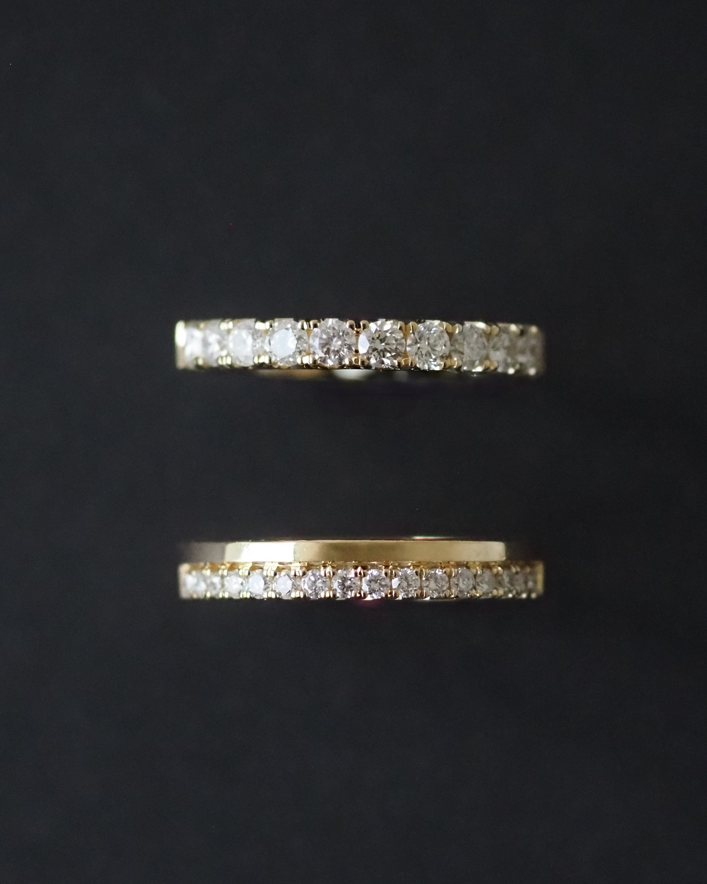 CLASSIC DIAMONDS RING - FRENCH SETTING