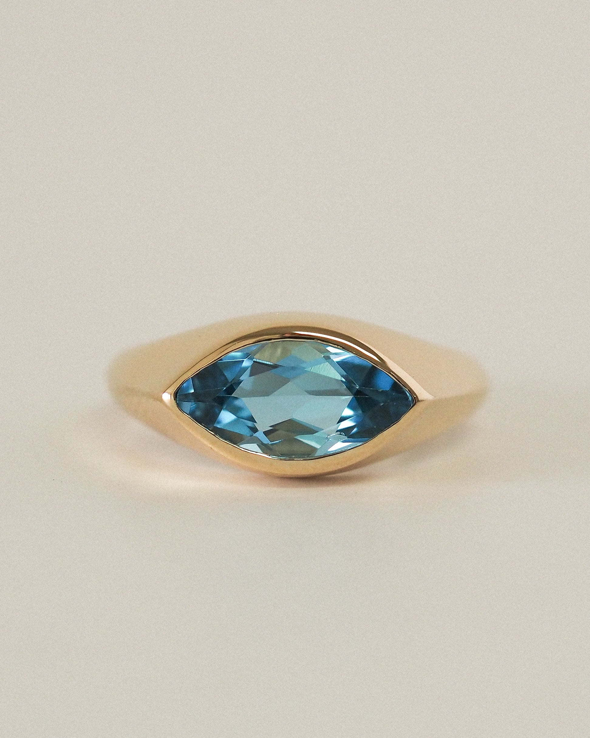 CELINE RING - BLUE TOPAZ