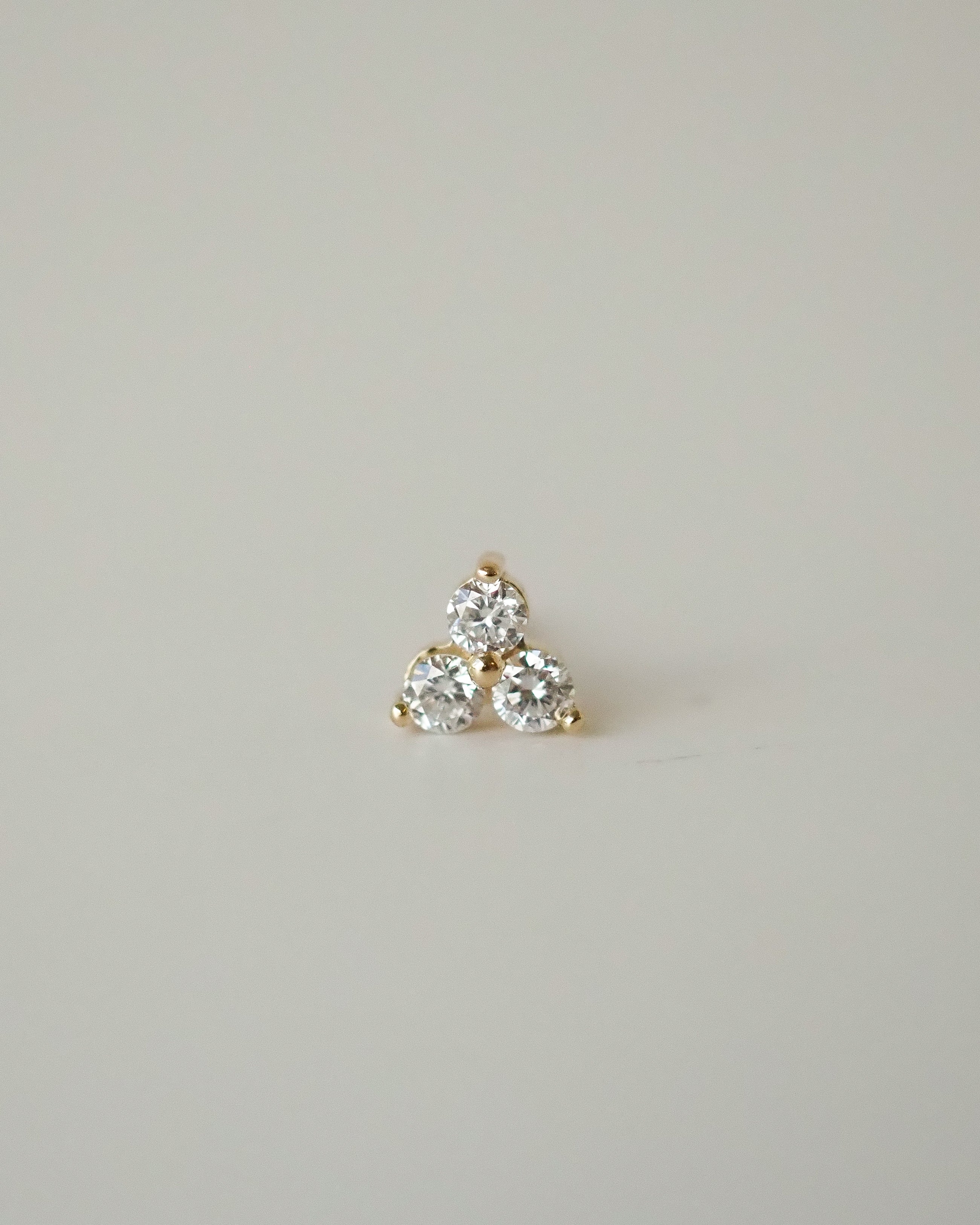 TRILOGY STUD EARRING DIAMOND