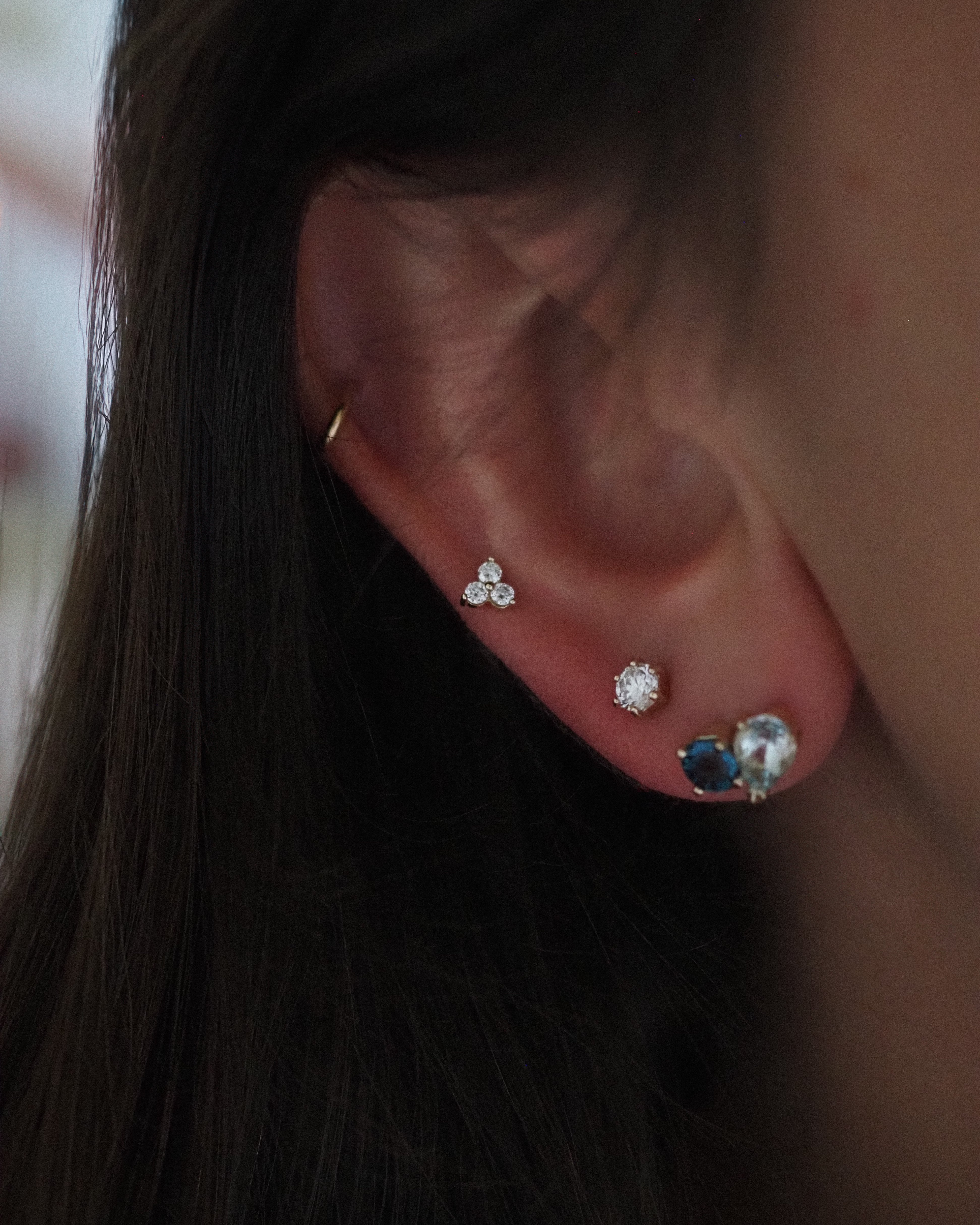 TRILOGY STUD EARRING DIAMOND