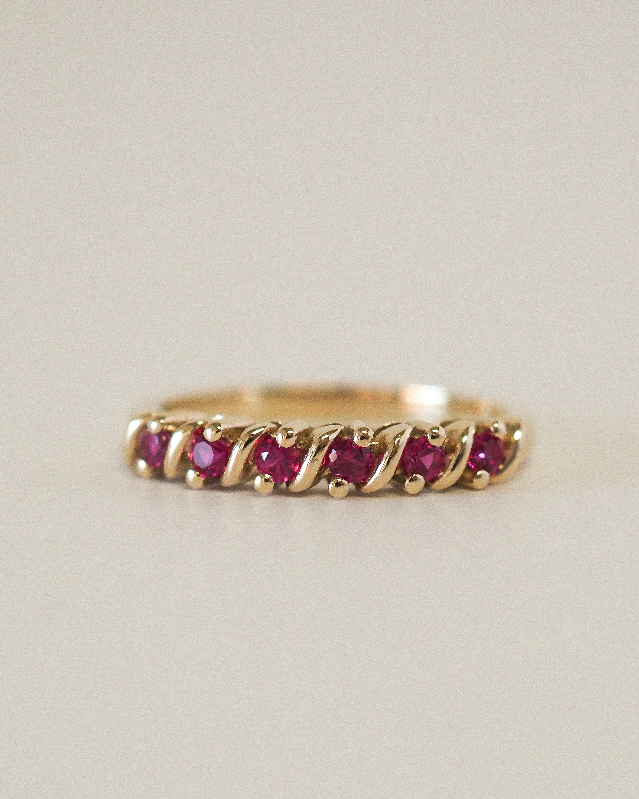 CARMEN RING - HOT PINK CZ