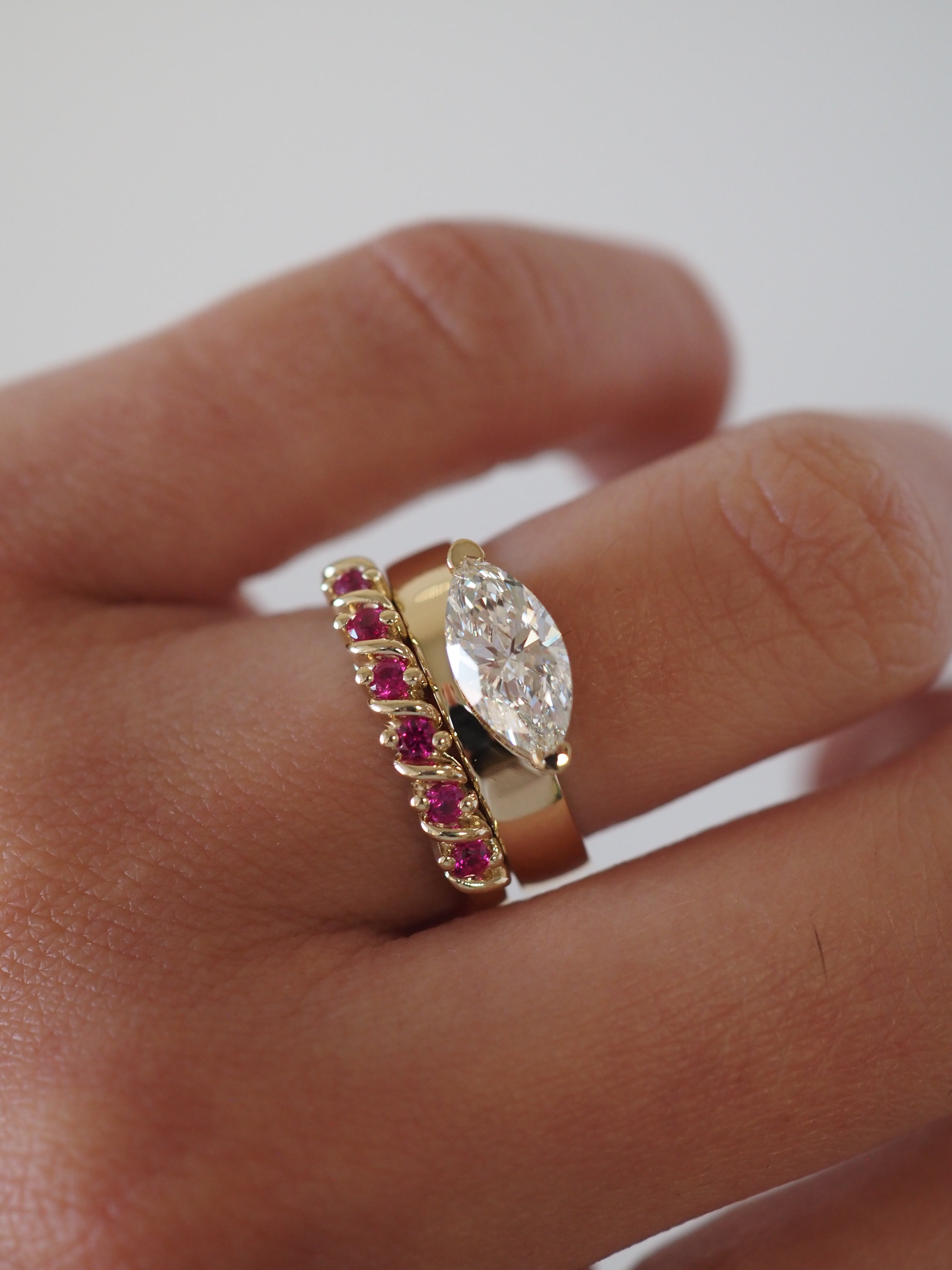 CARMEN RING - HOT PINK CZ