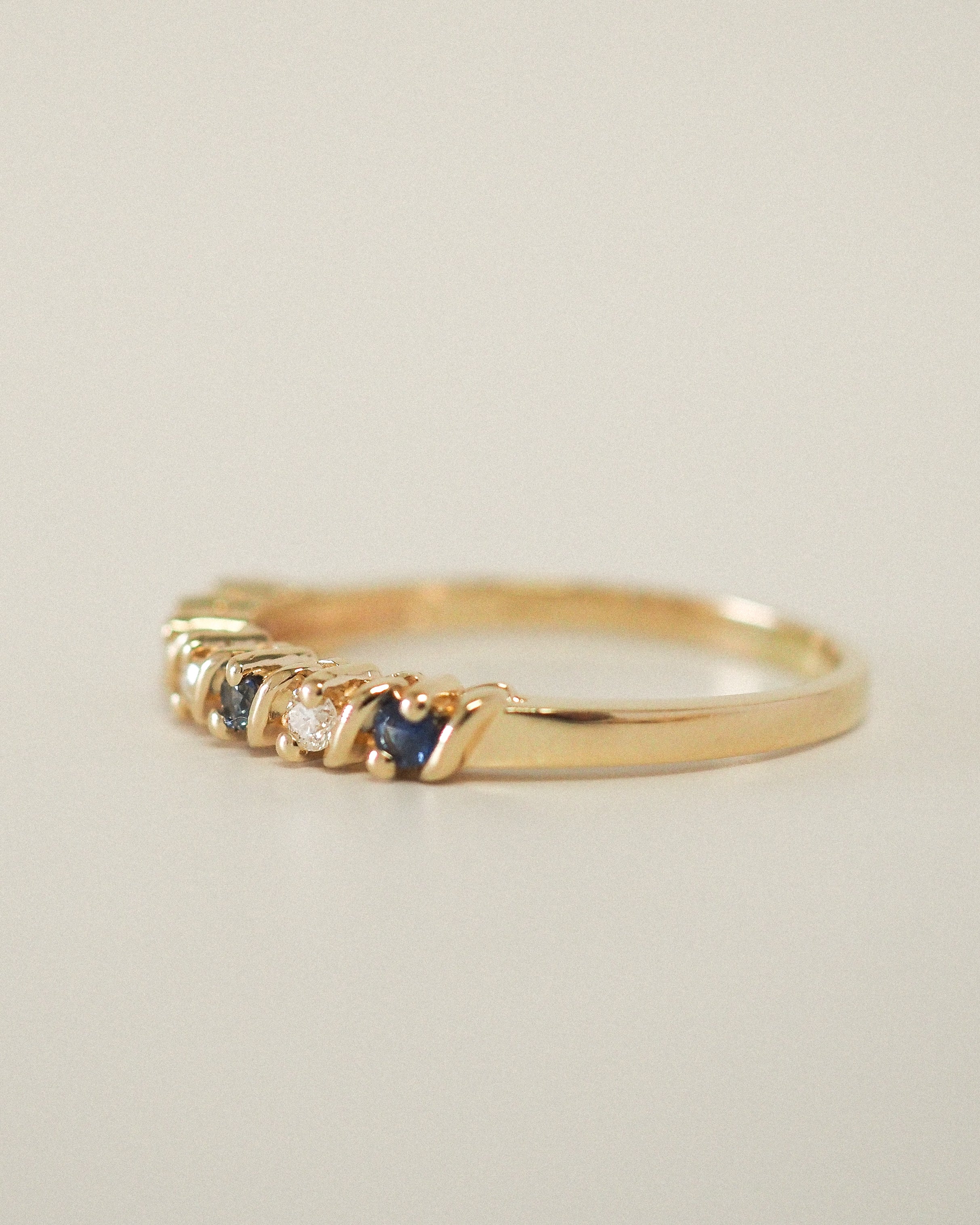 CARMEN RING - DIAMONDS AND SAPPHIRES