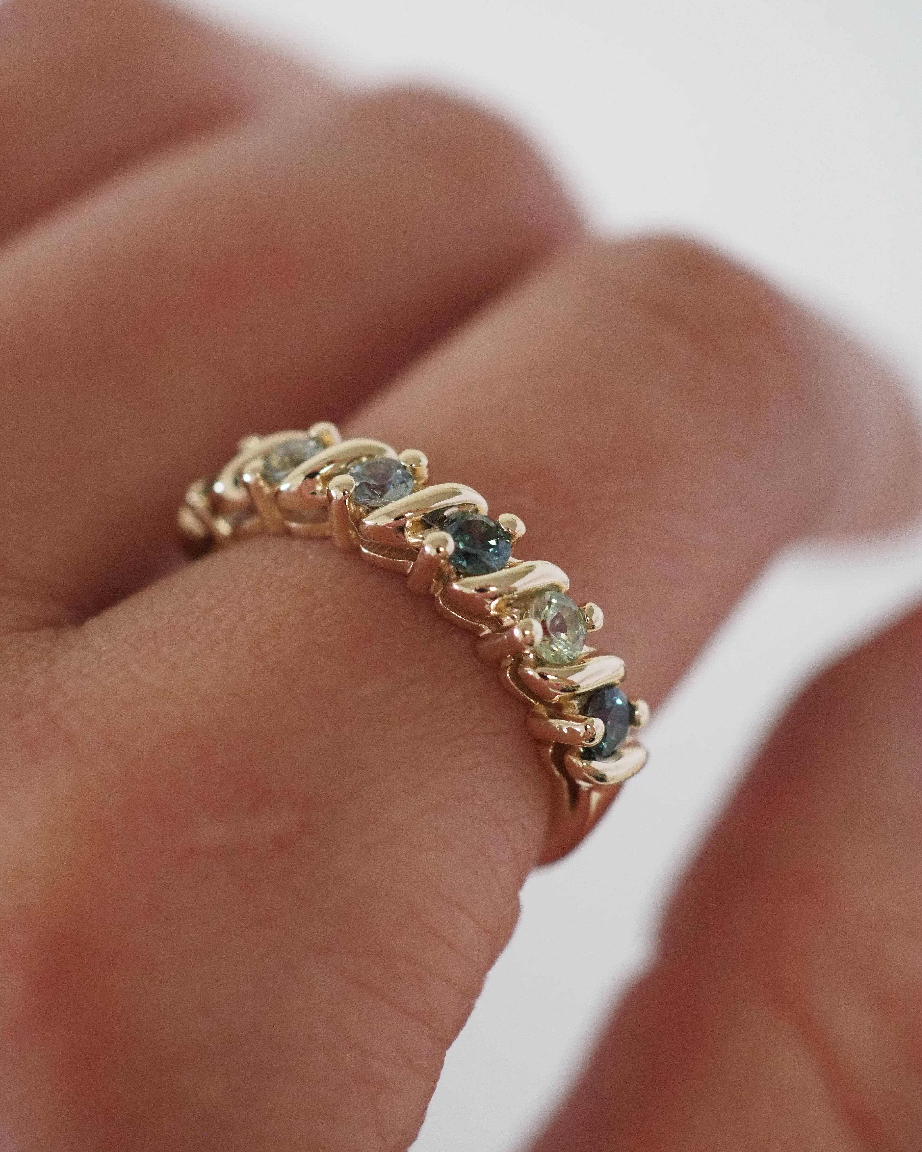 CARMEN RING - DEGRADE SAPPHIRES - SPECIAL EDITION