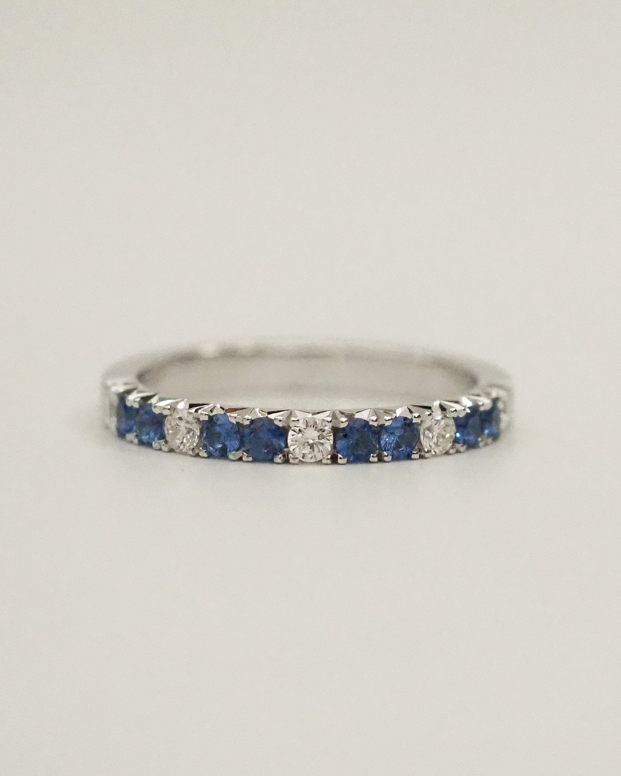 DIAMONDS & SAPPHIRES - WHITE GOLD