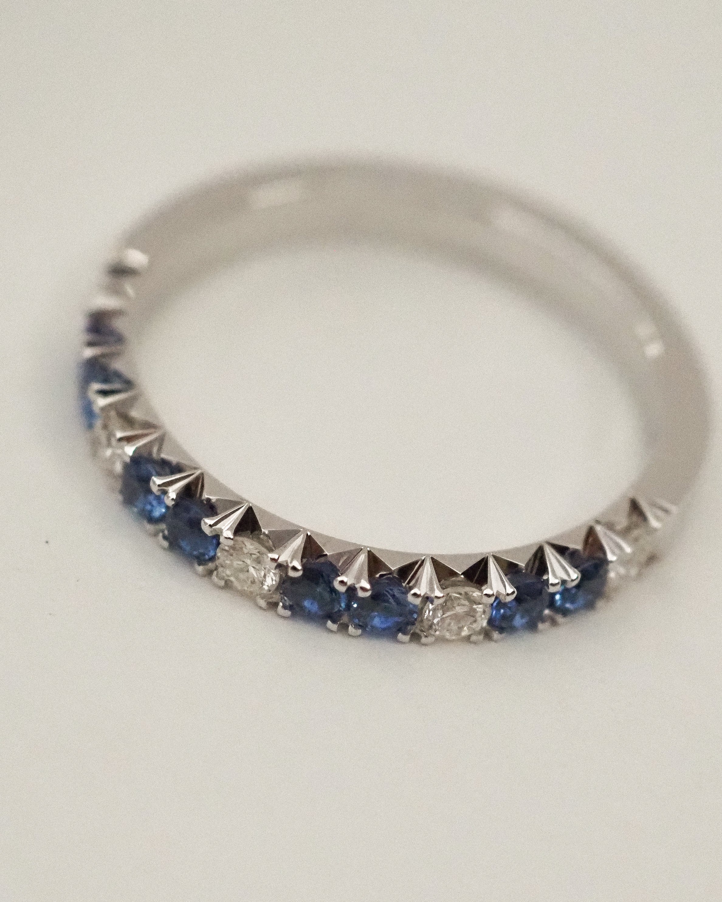 DIAMONDS & SAPPHIRES - WHITE GOLD