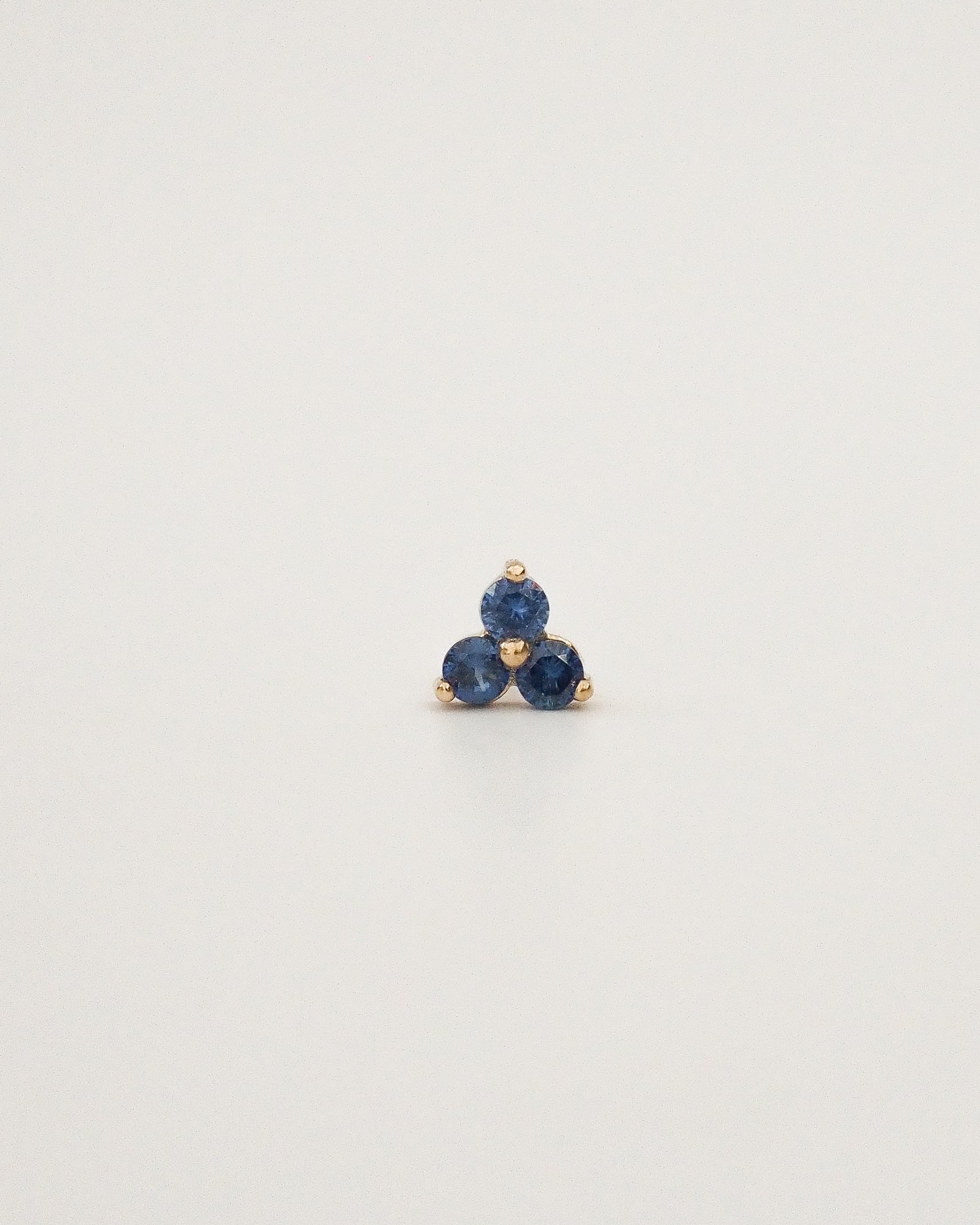 TRILOGY STUD EARRING SAPPHIRES