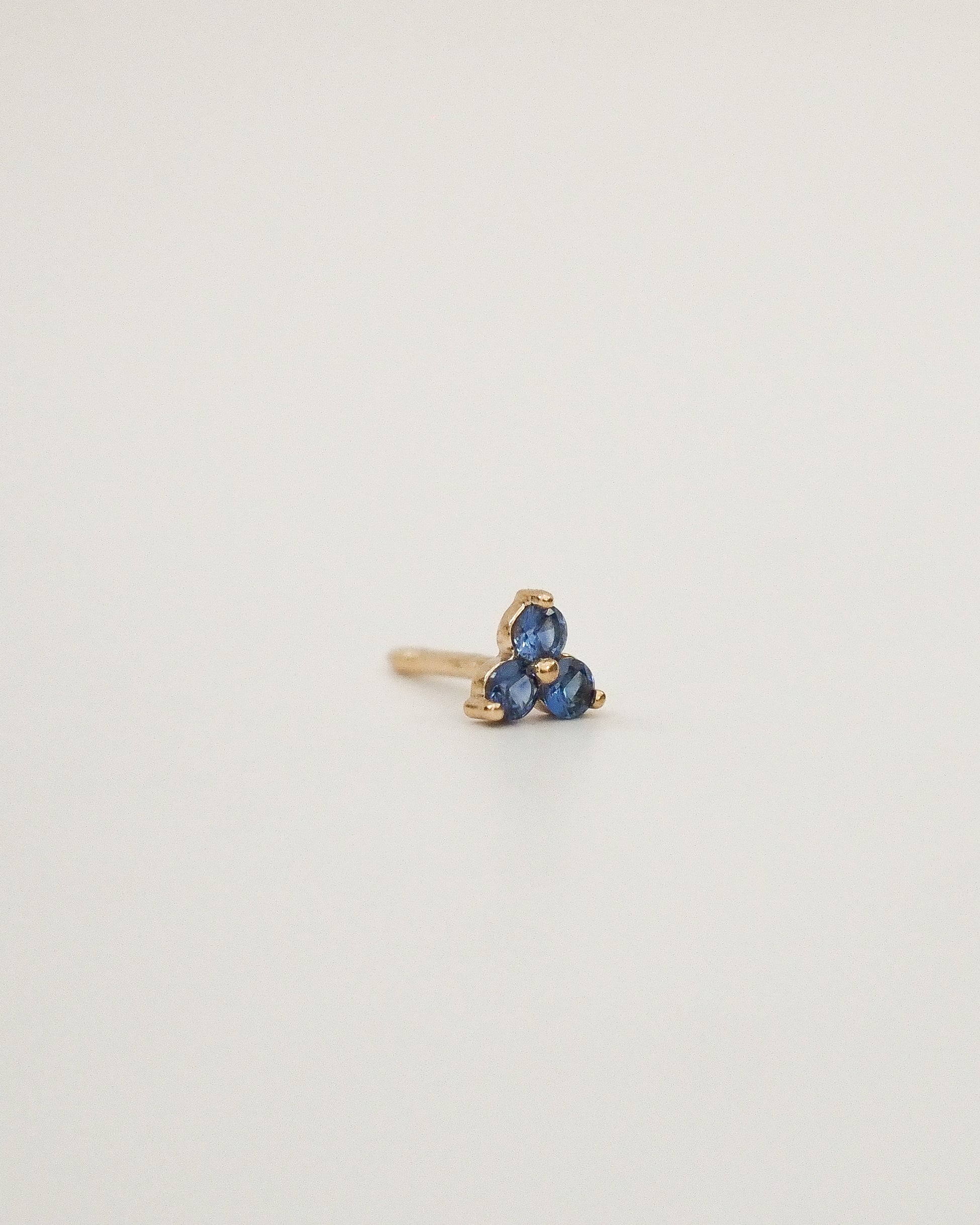 TRILOGY STUD EARRING SAPPHIRES