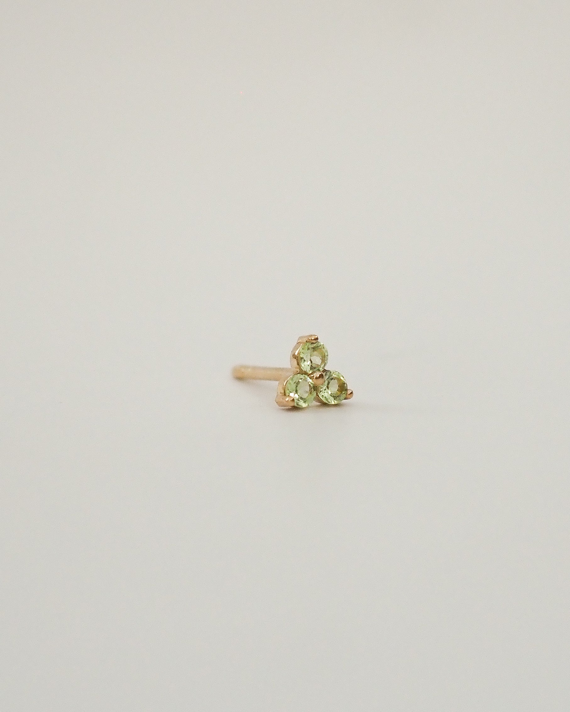 TRILOGY STUD EARRING PERIDOTS