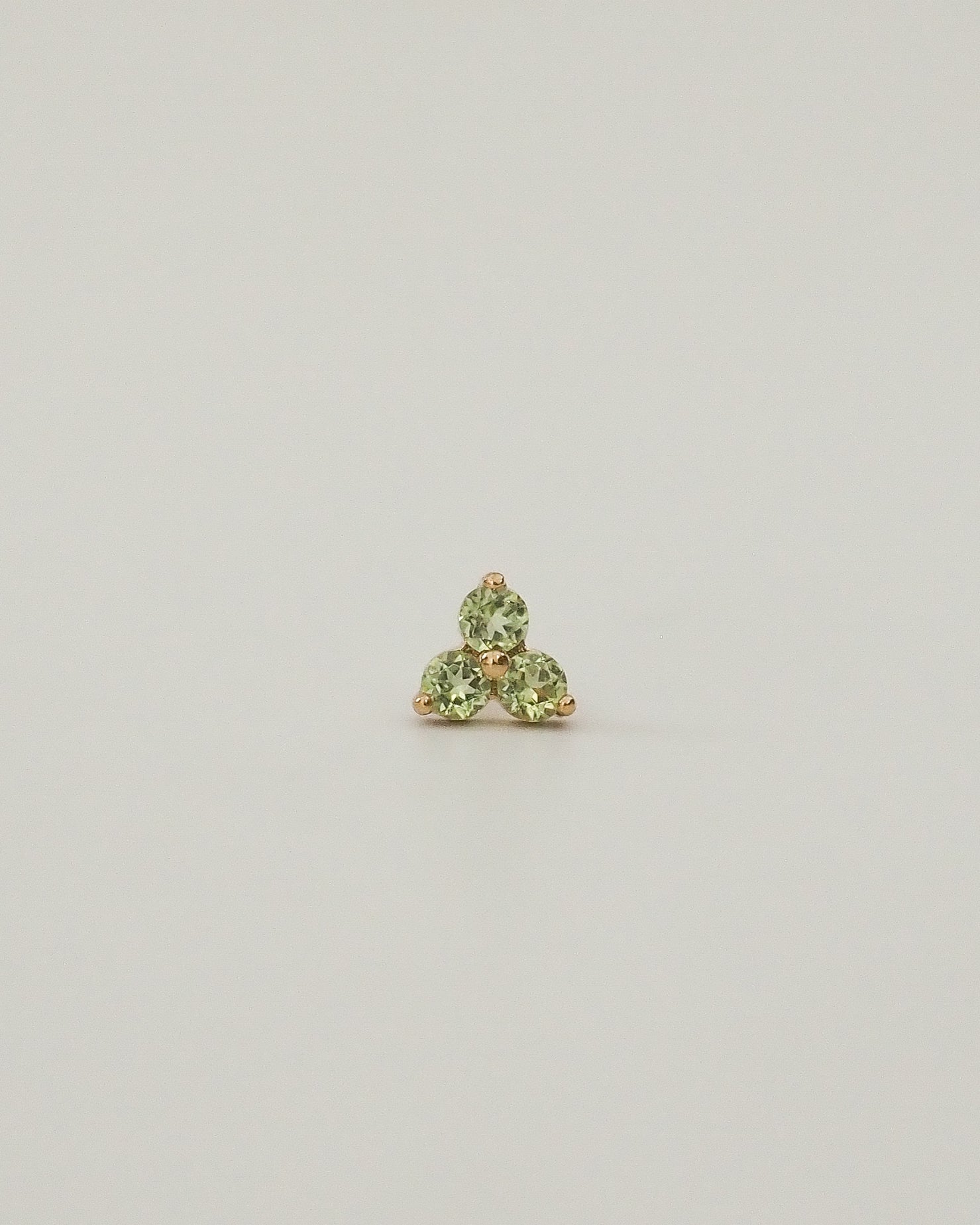 TRILOGY STUD EARRING PERIDOTS