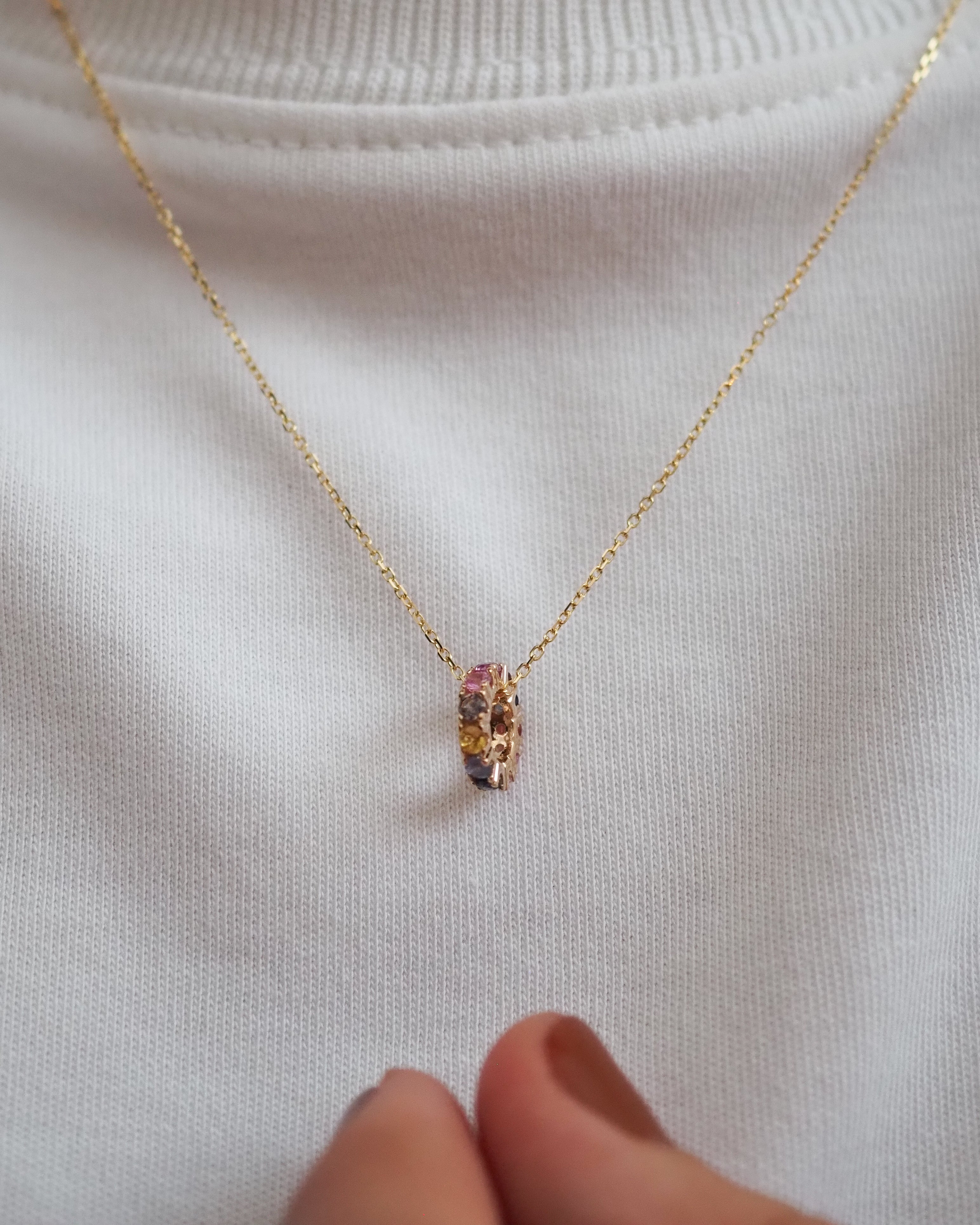 THE RONDELLE II - MULTICOLOR SAPPHIRES