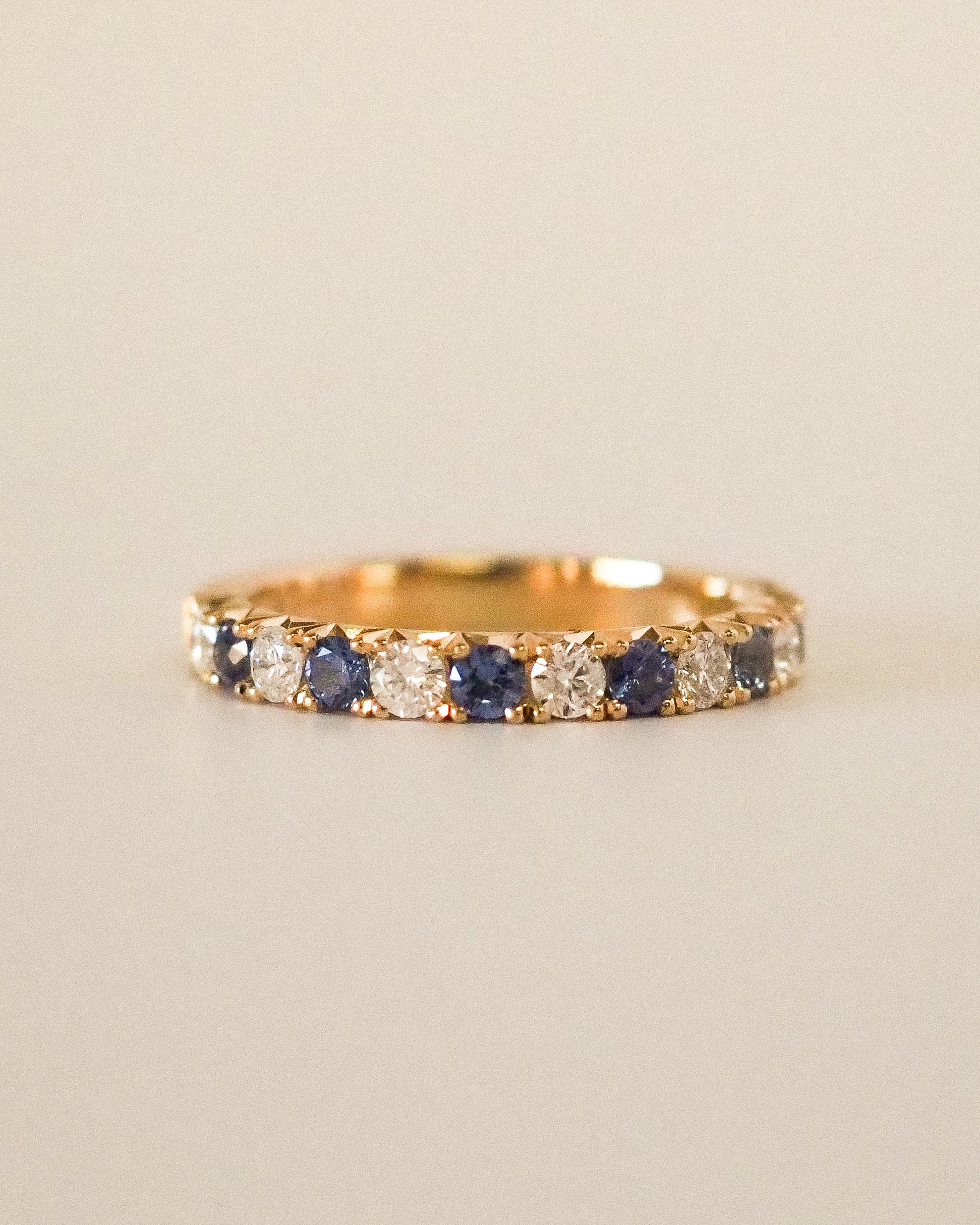 PARISIEN RING DIAMONDS & SAPPHIRES