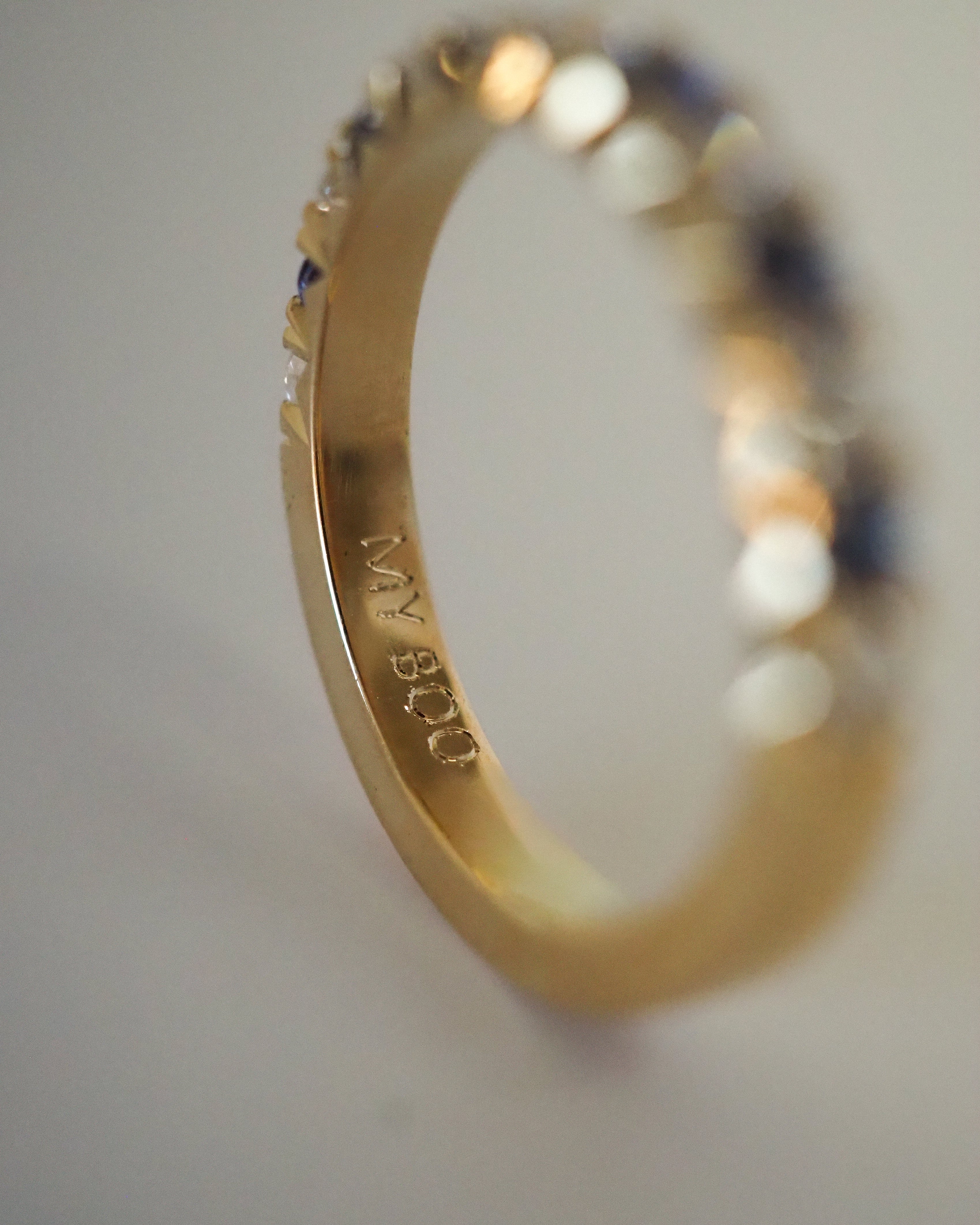 PARISIEN RING DIAMONDS & SAPPHIRES