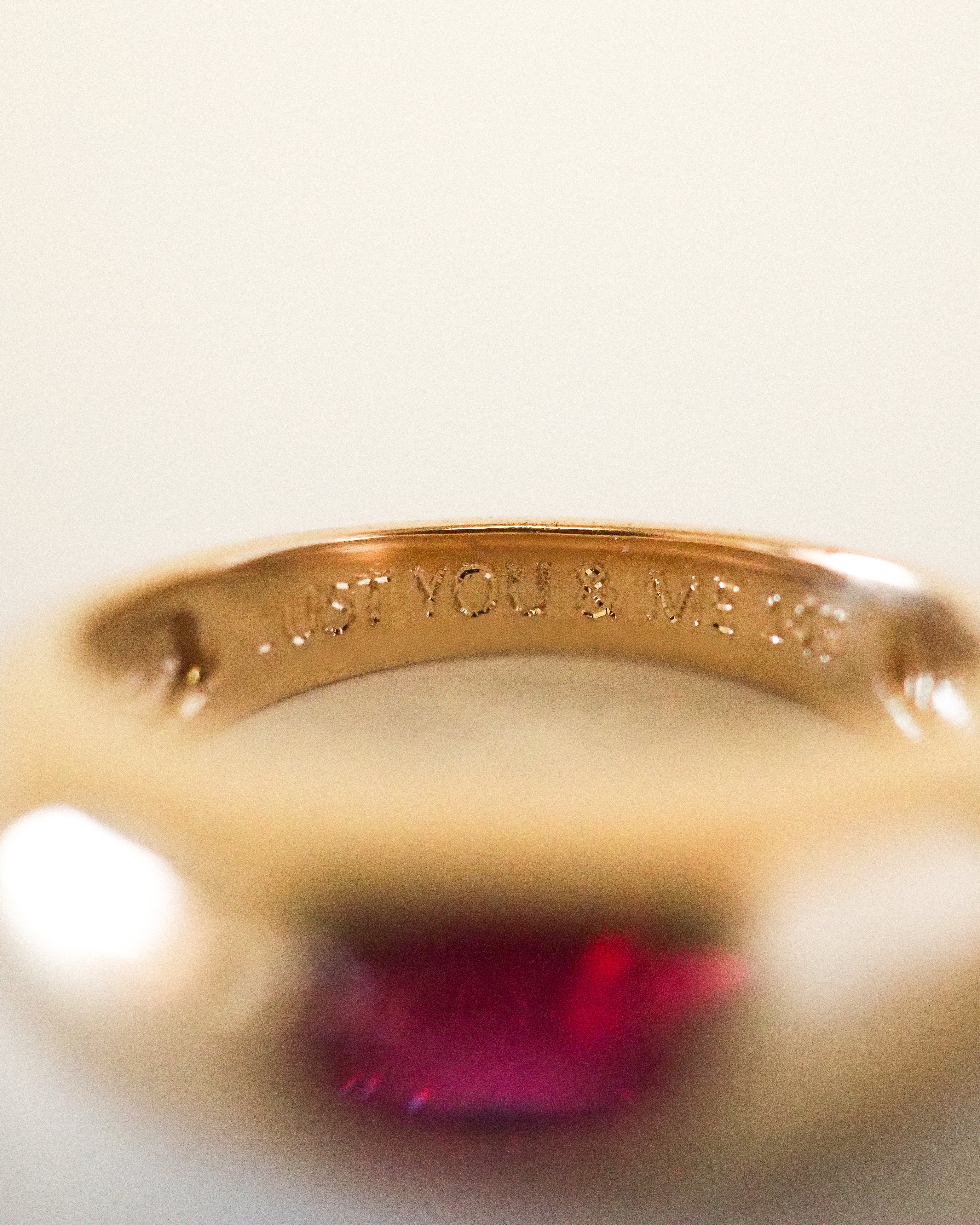 ANNABELLE RING - LAB GROWN RUBY
