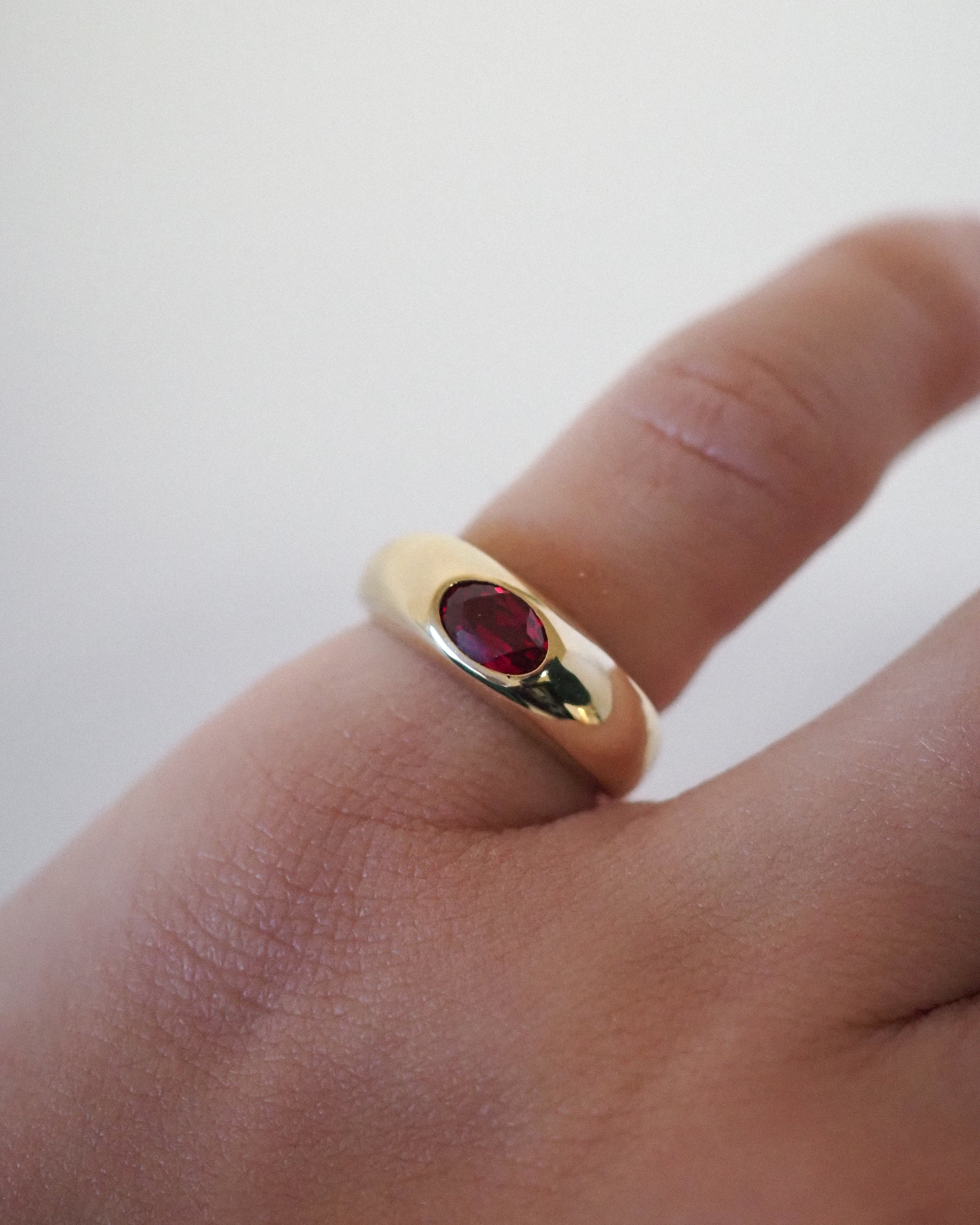 ANNABELLE RING - LAB GROWN RUBY