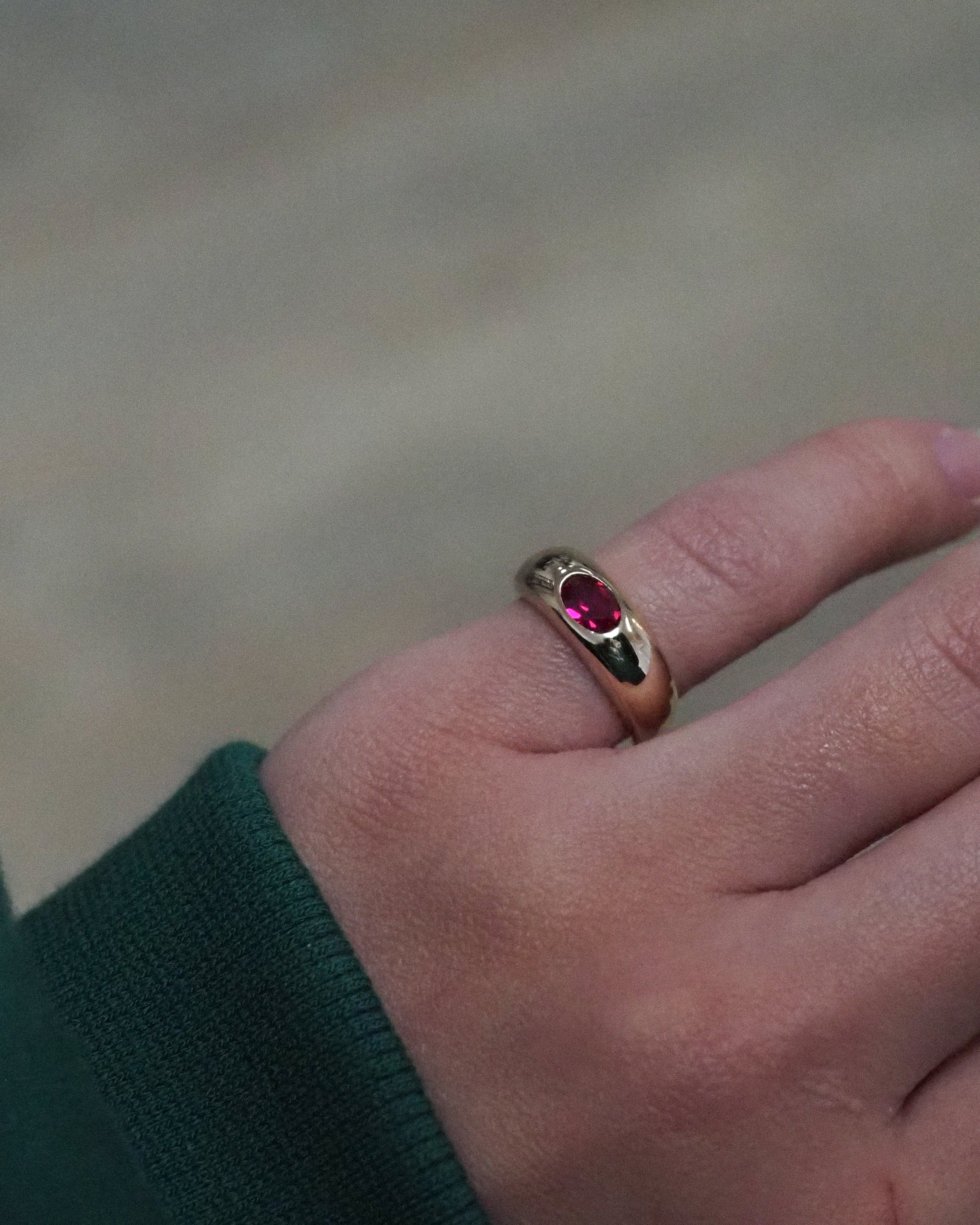 ANNABELLE RING - LAB GROWN RUBY