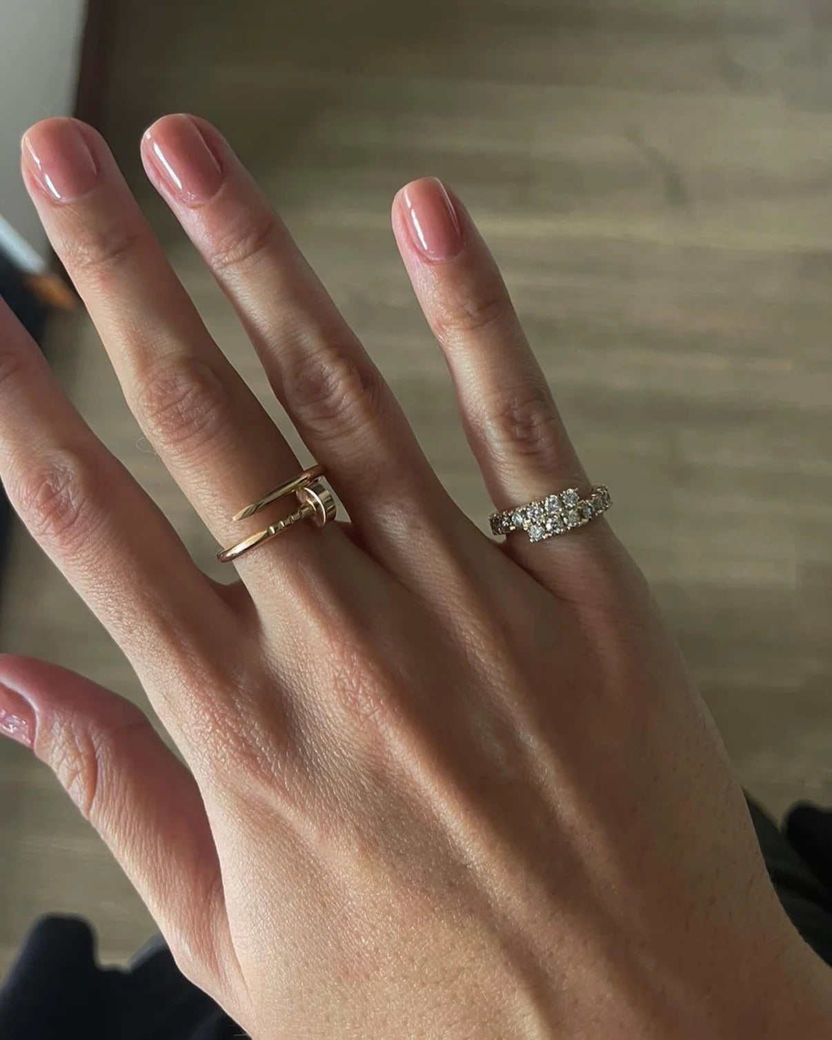 ZAIDA PINKY RING DIAMONDS