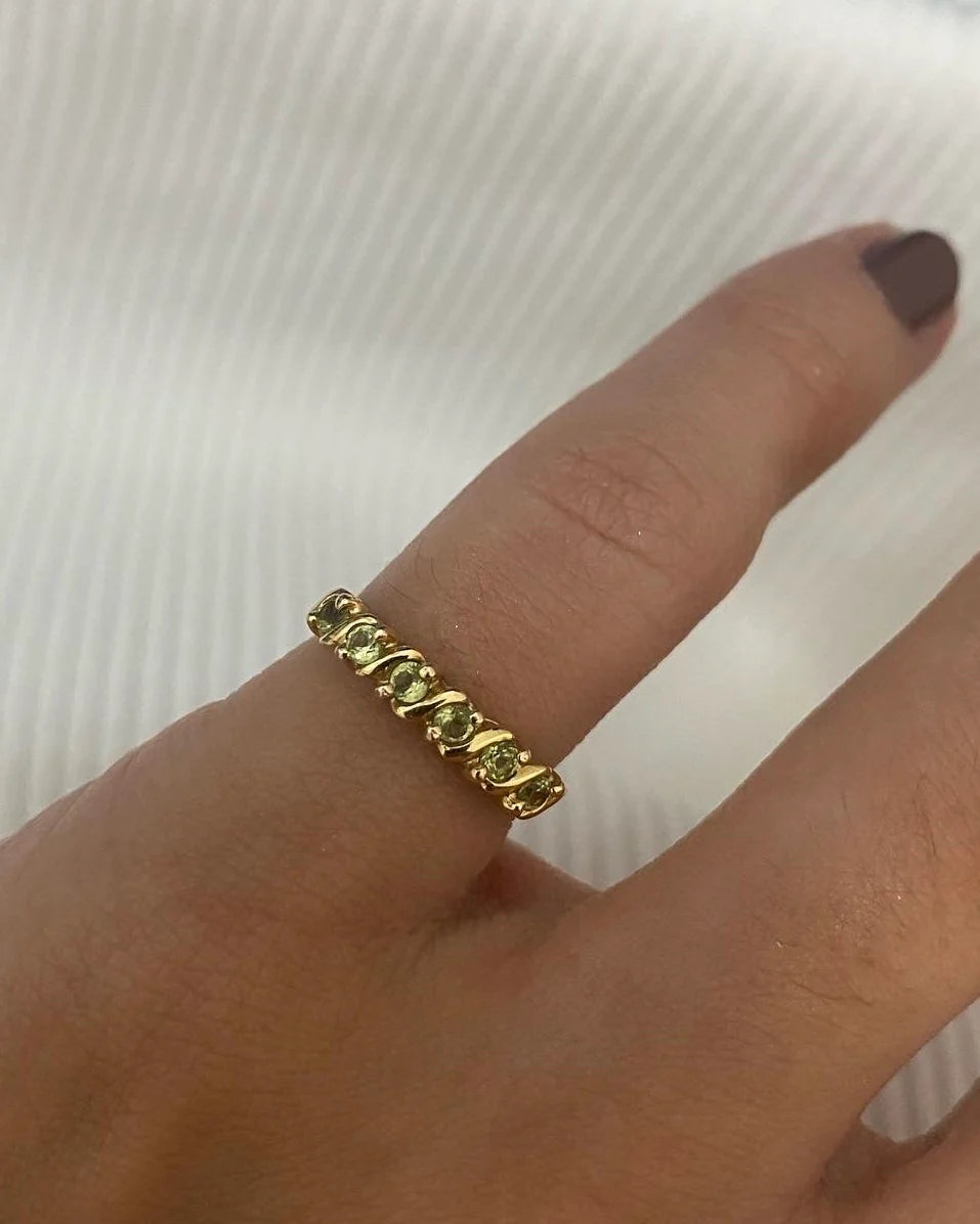 CARMEN RING PERIDOTS