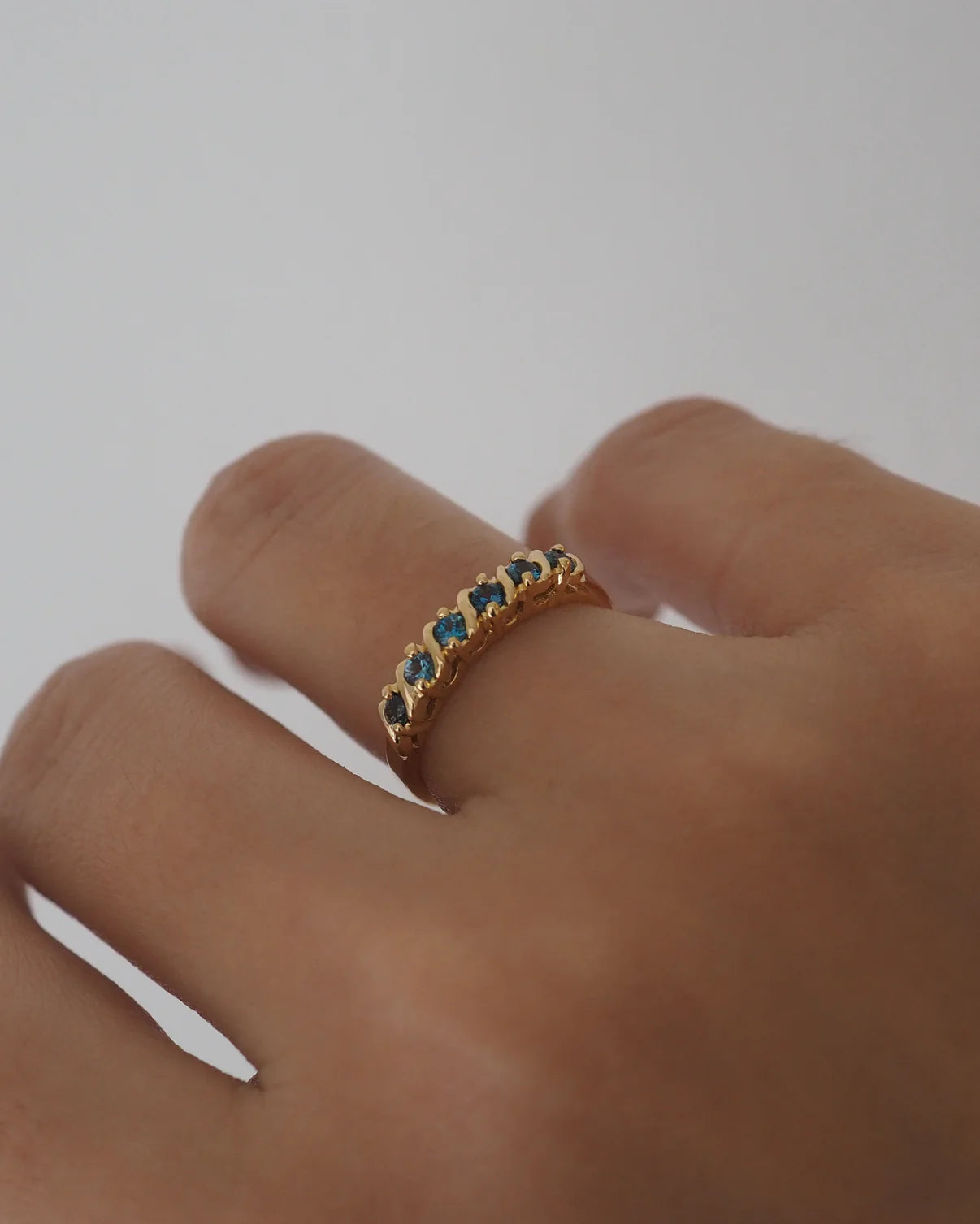 CARMEN RING BLUE TOPAZ