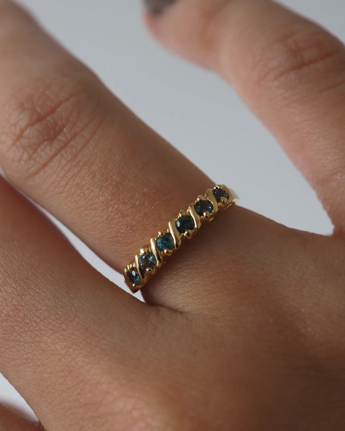 CARMEN RING BLUE TOPAZ