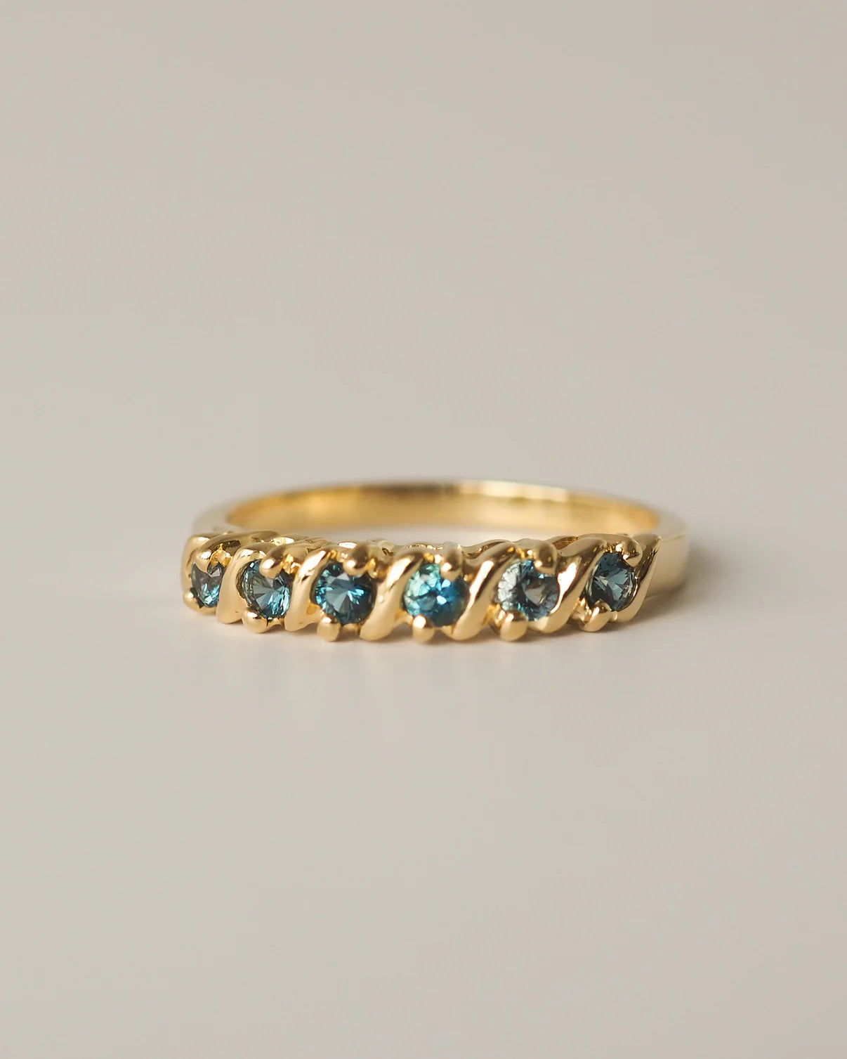 CARMEN RING BLUE TOPAZ