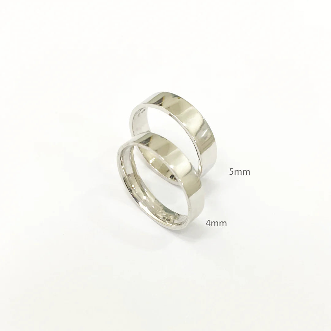 BAND N°01 - WHITE GOLD