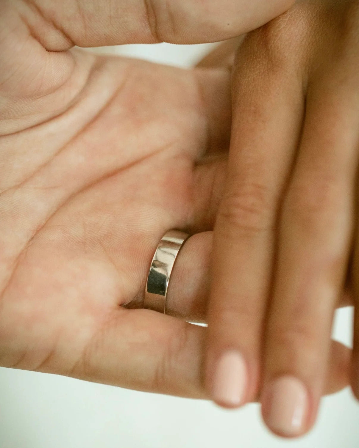 BAND N°01 - WHITE GOLD